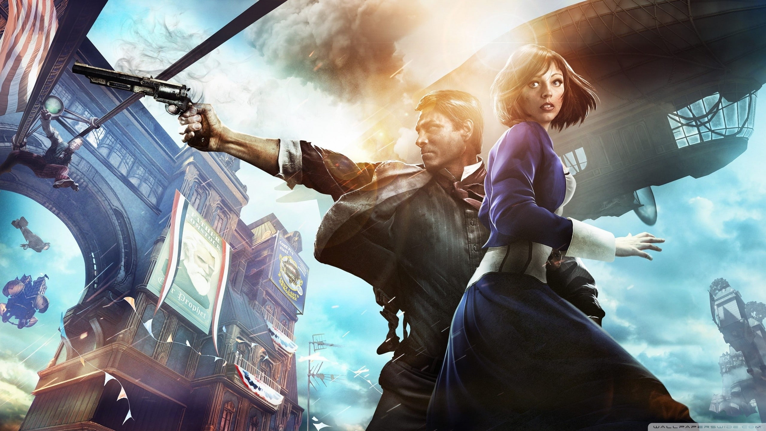 2K, games, bioshock, art, video, hd, bioshock infinite, infinite, HD Wallpaper