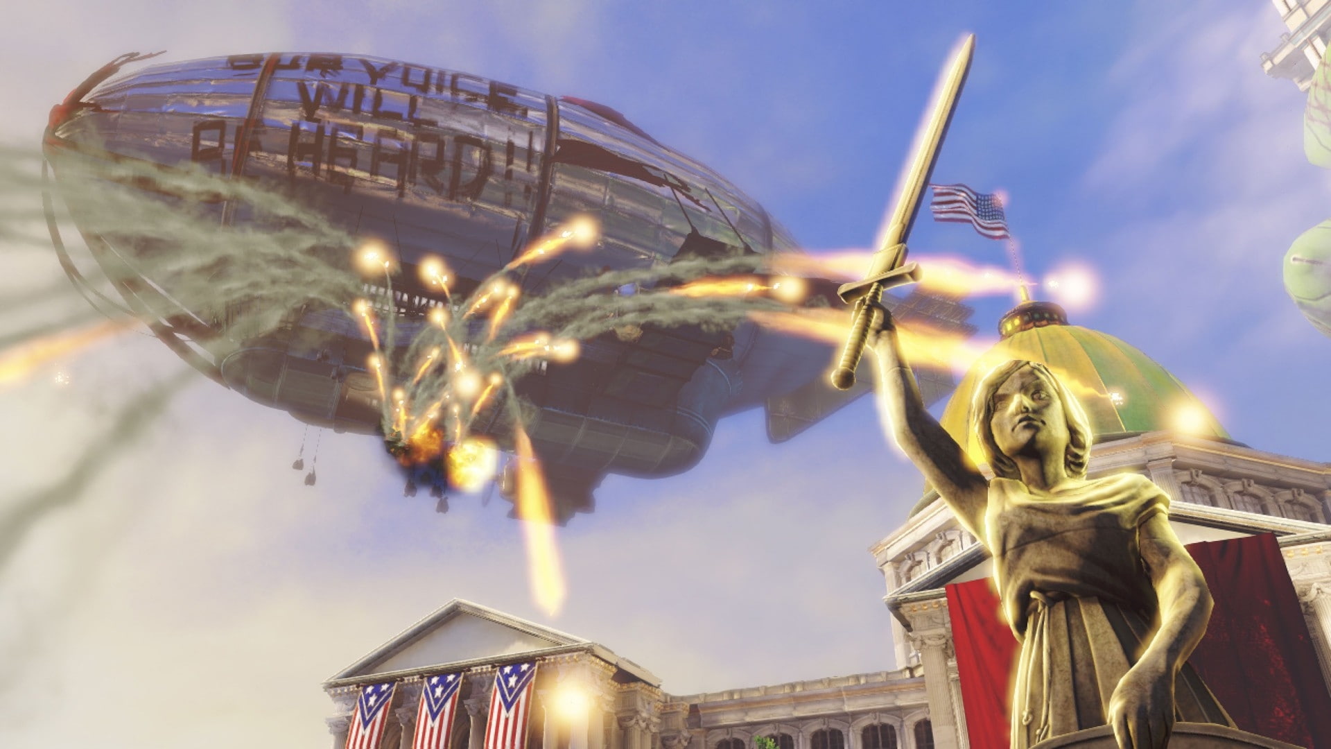 bioshock, 1080P, hd, bioshock infinite, infinite, video, x, games, art, HD Wallpaper