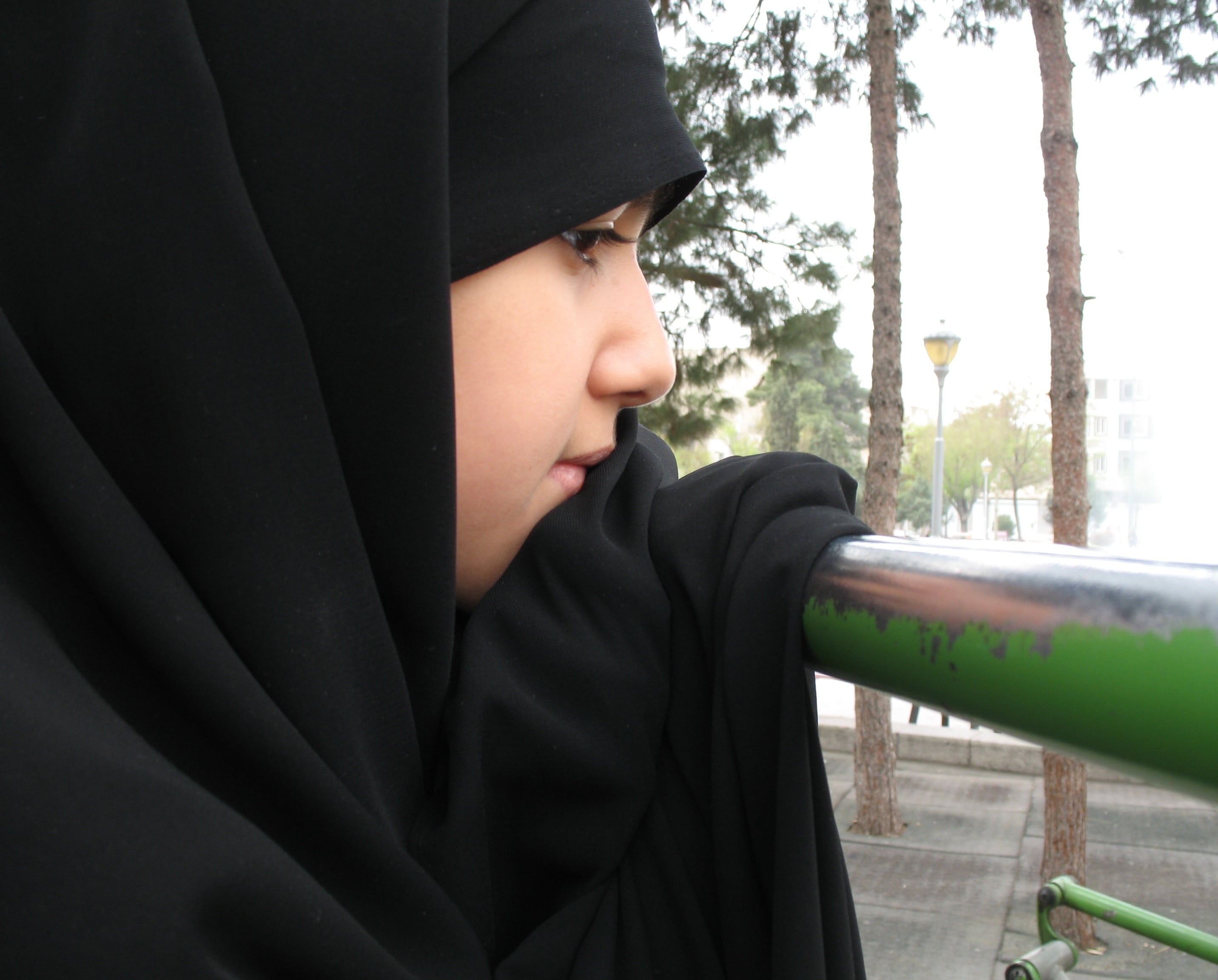 hood - clothing, clothing, childhood, muslim, profile view, one person, boys, pre-adolescent child, men, headshot, iran, lifestyles, leisure activity, day, HD Wallpaper
