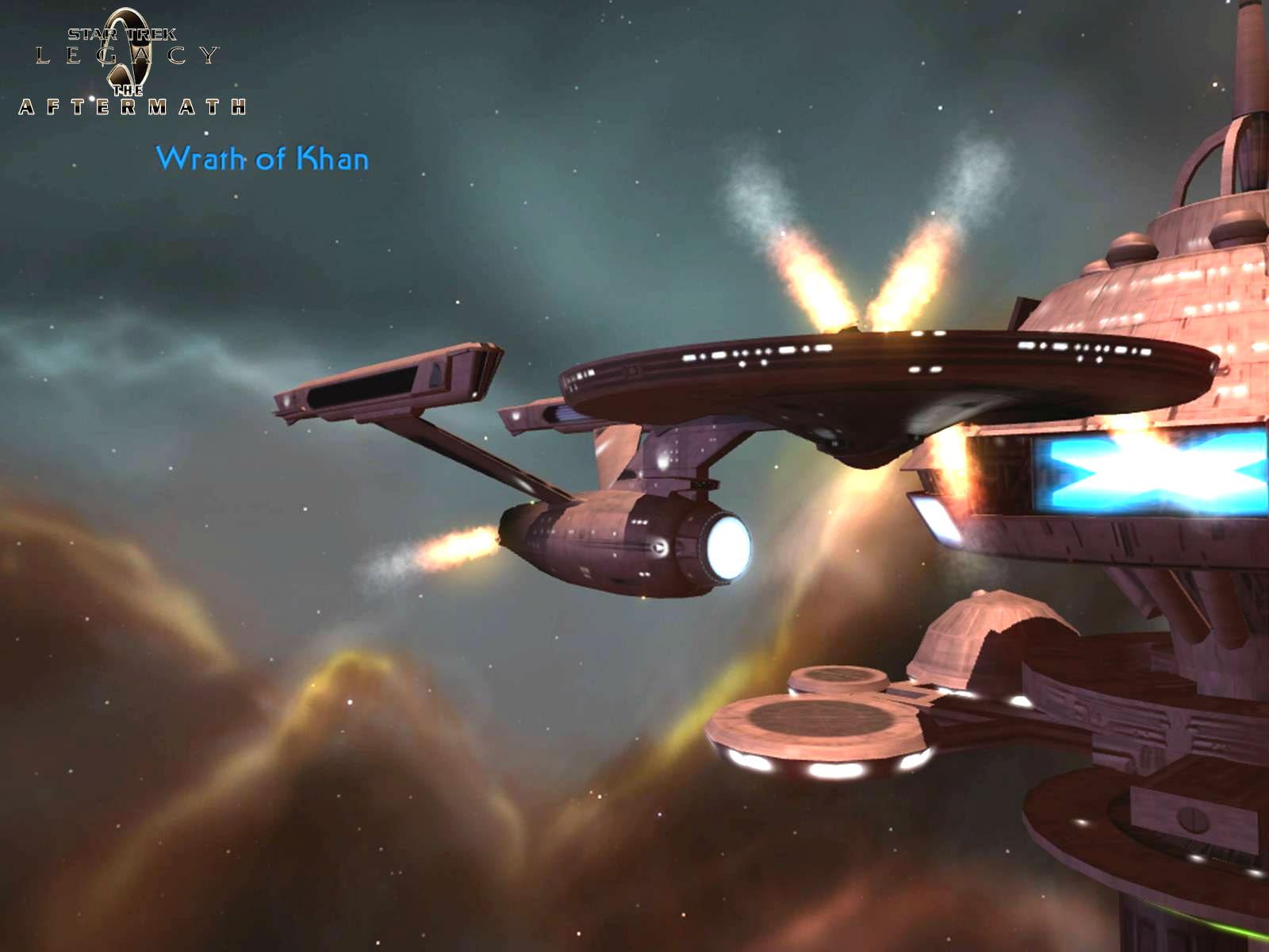 stars, poster, star, wrath, sci fi, 720P, spaceship, adventure, space, khan, wrath of khan, action, trek, HD Wallpaper