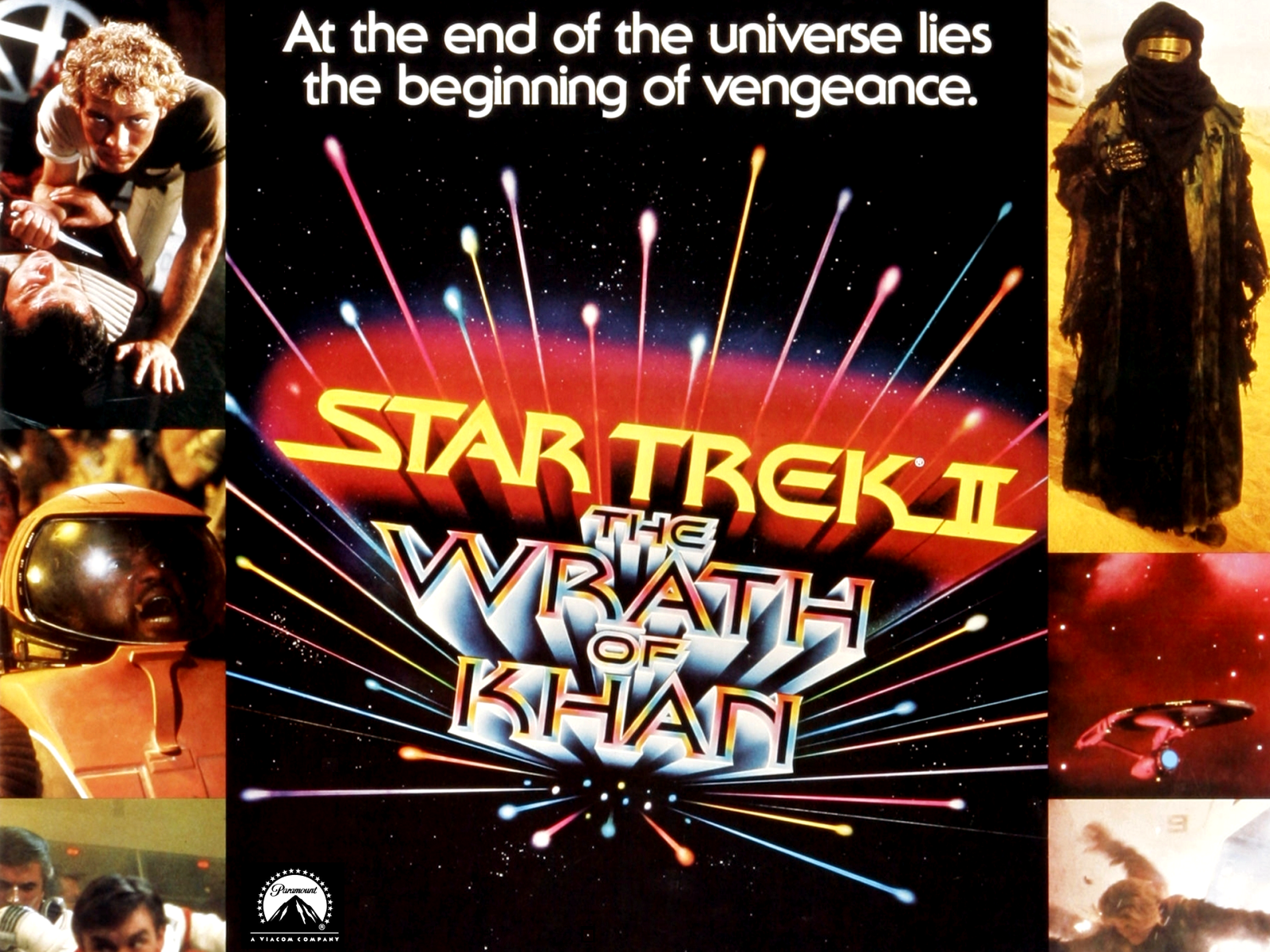 star, 720P, trek, khan, adventure, sci fi, wrath, poster, action, wrath of khan, HD Wallpaper