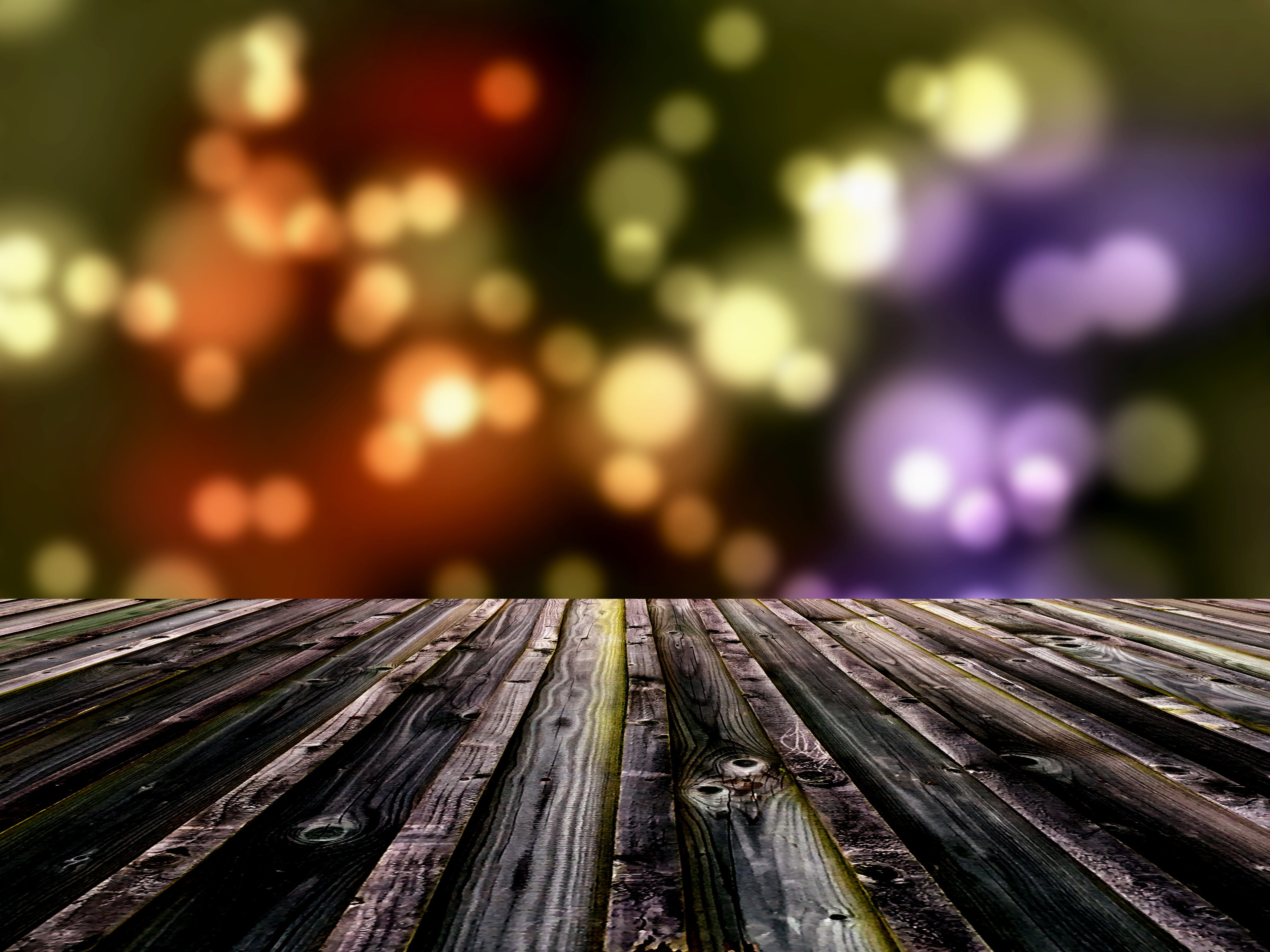 backgrounds, plant, tree, 4K, retro, wood, advertise, no people, bench, night, close-up, abstract, plank, boundary, outdoor, tabletop, purple, focus on foreground, HD Wallpaper