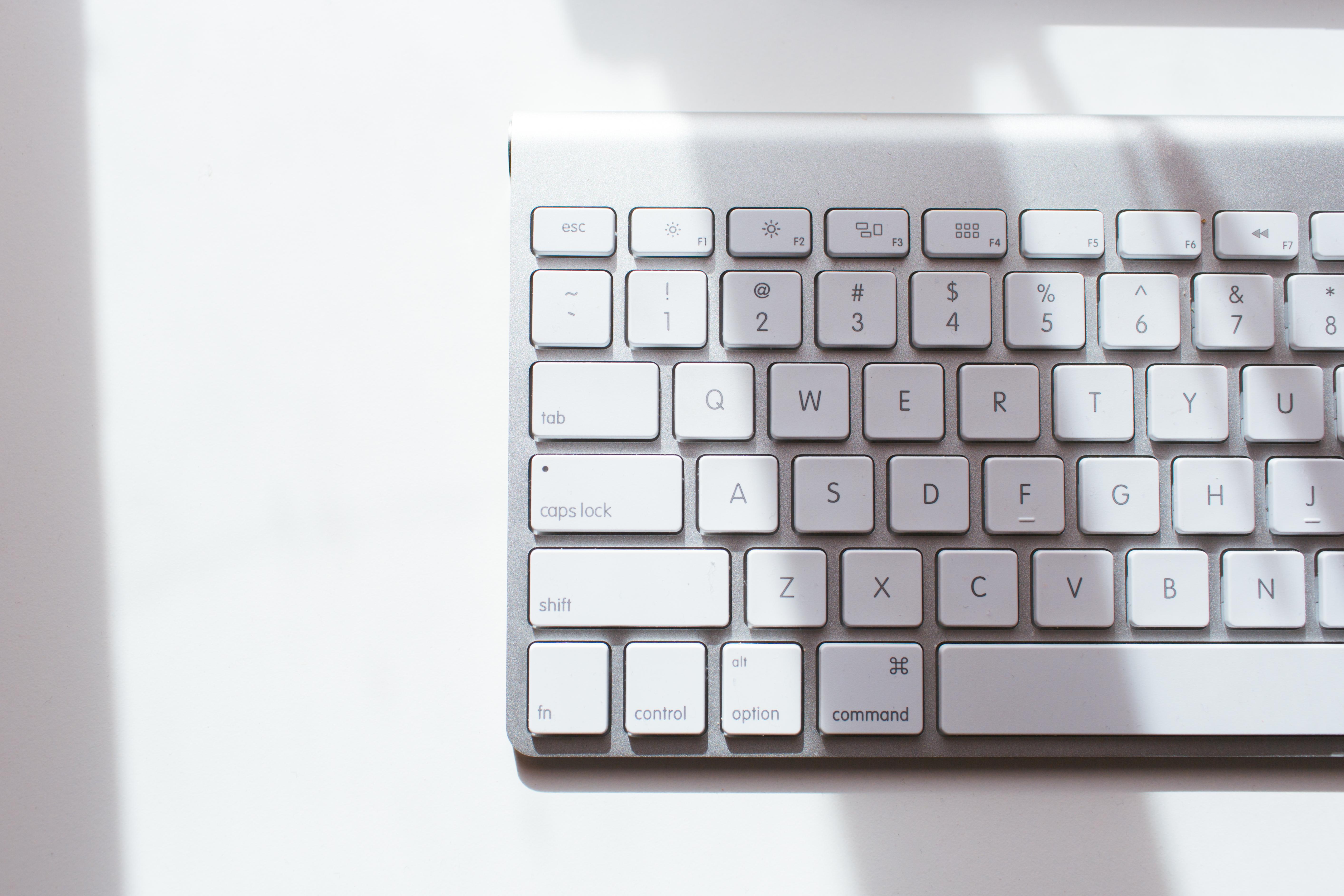 mac, apple, 5K, buttons, keyboard, HD Wallpaper