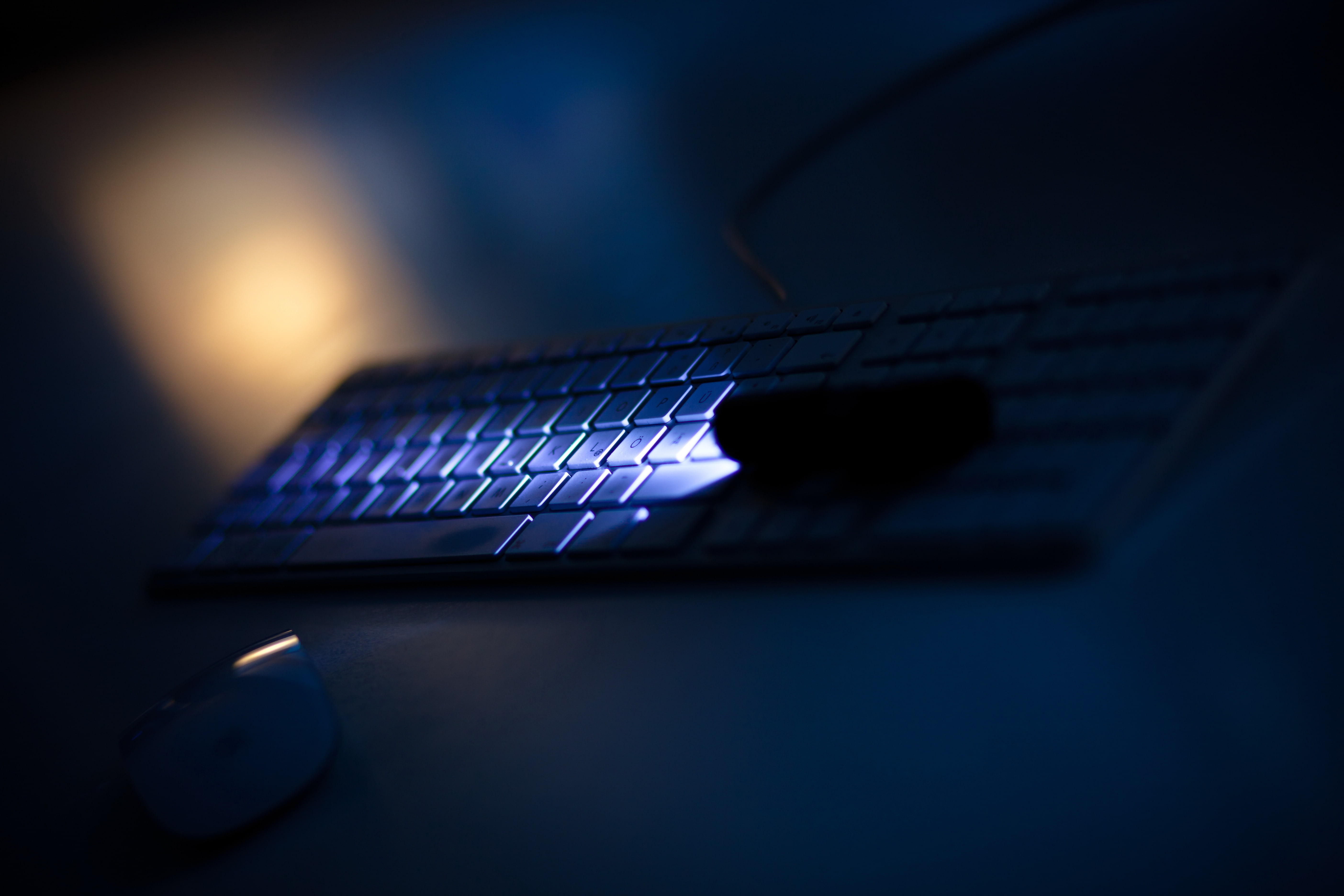 apple, mouse, mac, Light, 5K, Keyboard, HD Wallpaper