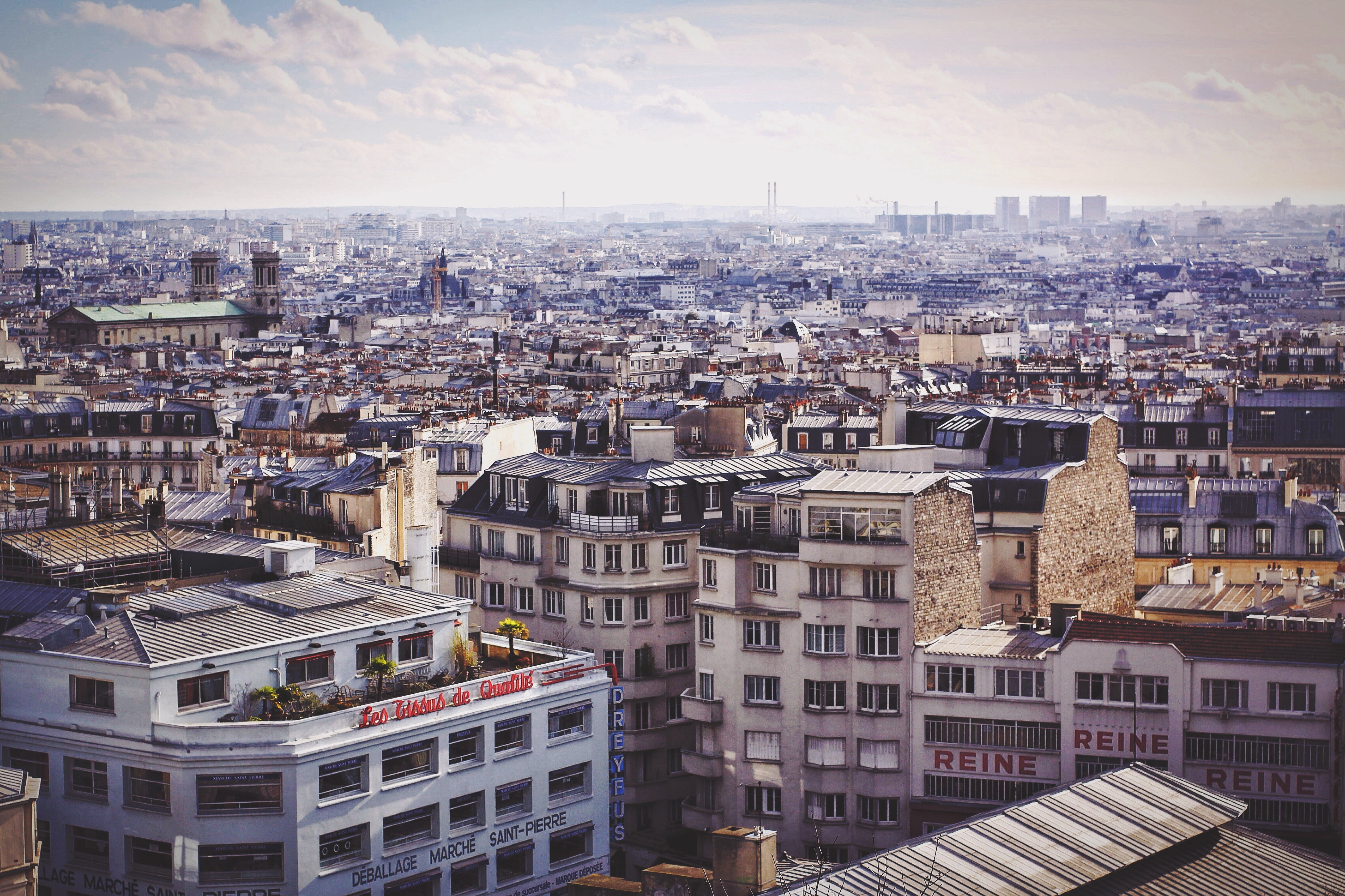 built Structure, europe, day, settlement, tourism, cityscape, building Exterior, urban, vacation, daytime, france, community, high angle view, history, HD Wallpaper