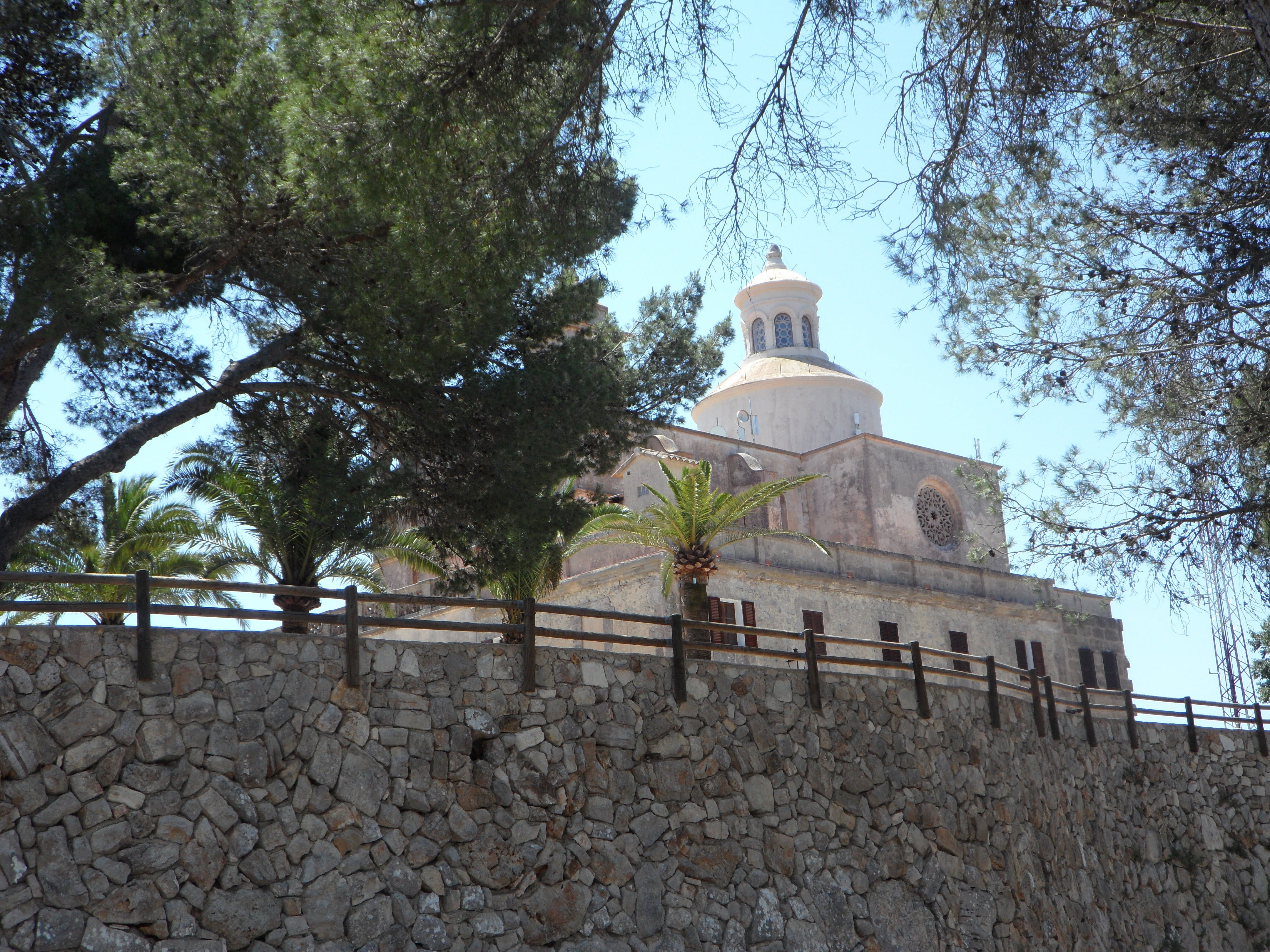 ancient civilization, history, religion, 4K, church, belief, chapel, built structure, sublime, place of worship, make a pilgrimage, nature, mallorca, tree, HD Wallpaper