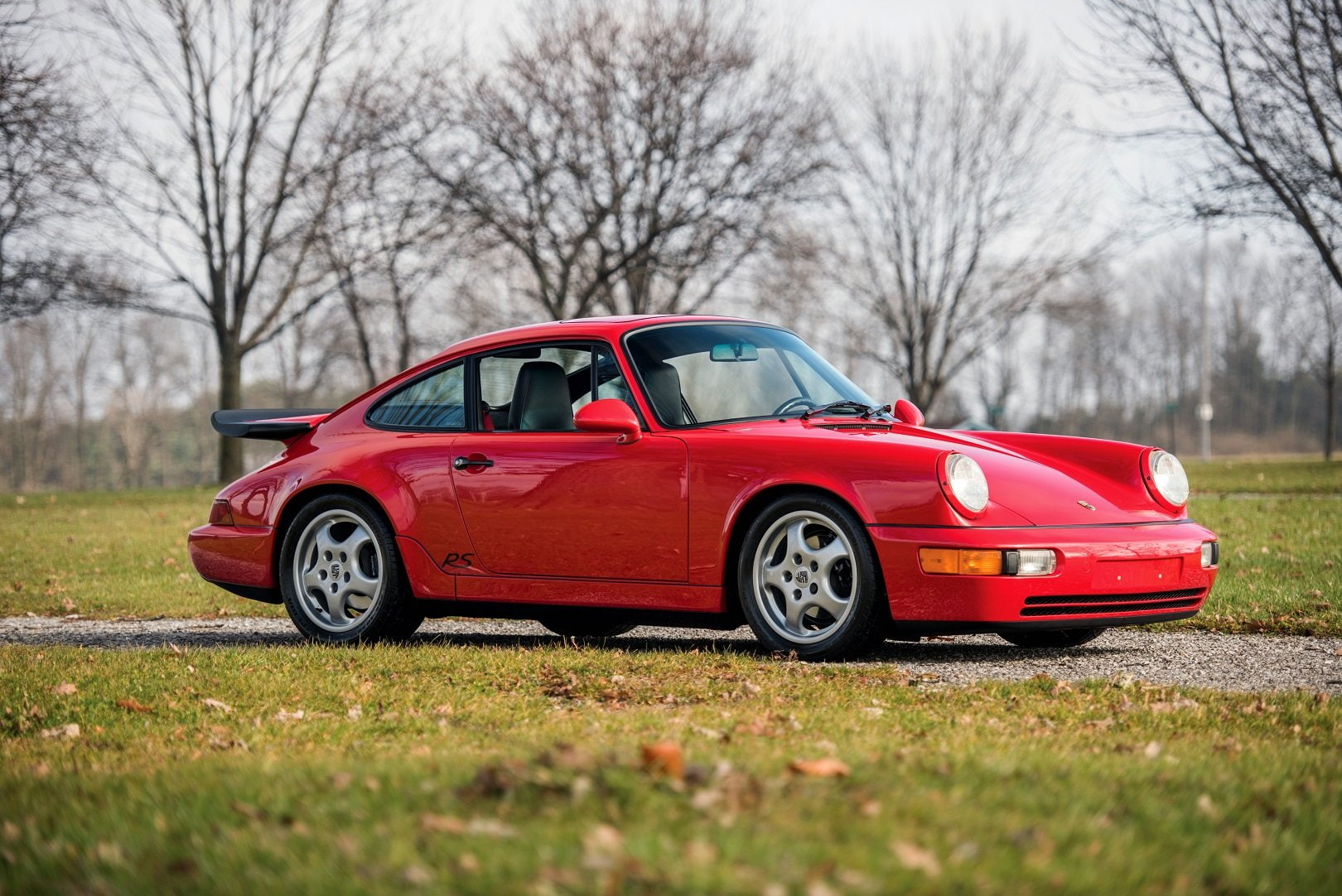 (964), 1993, 720P, (rs), porsche, cars, carrera, 911, red, america, HD Wallpaper