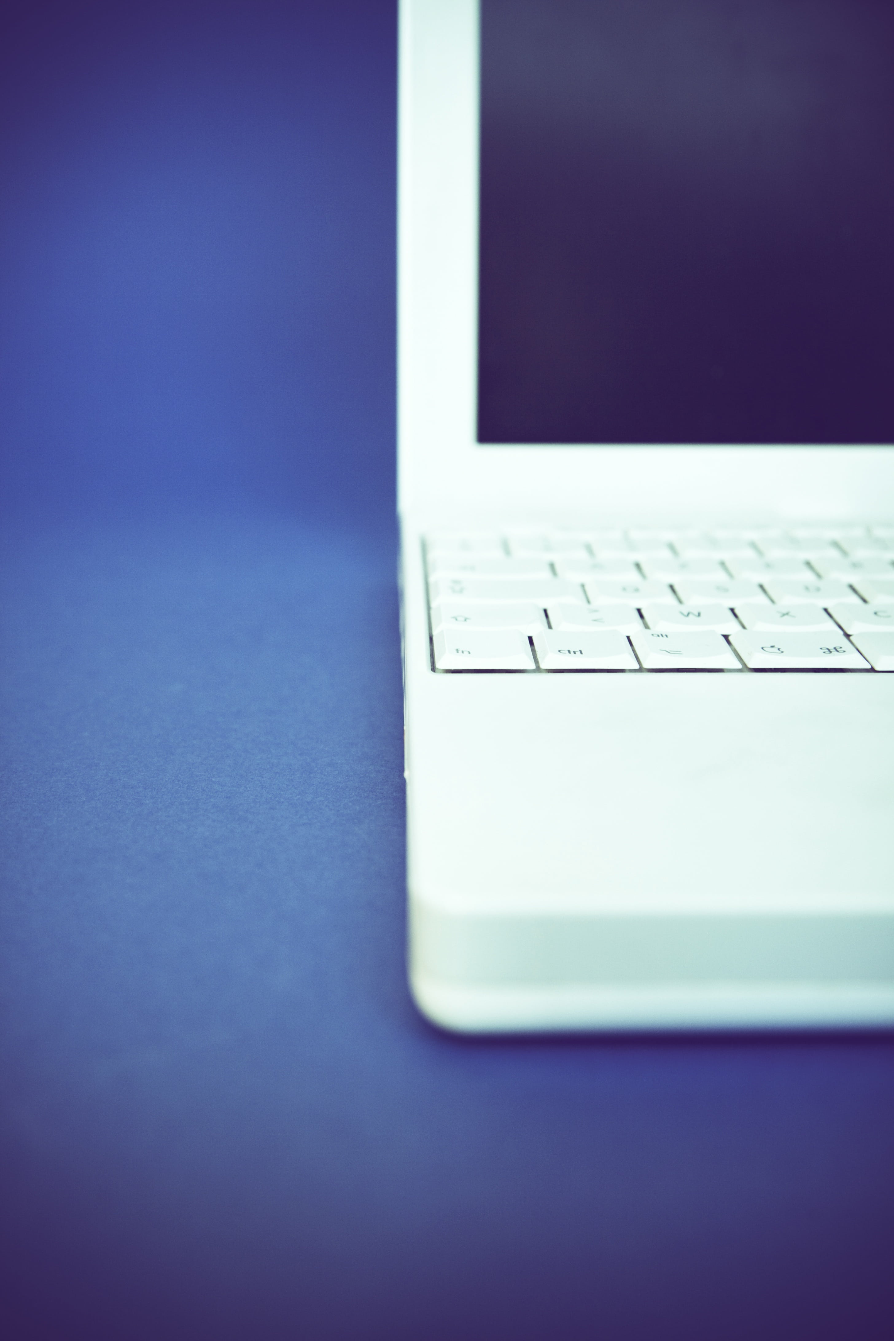 notebook, apple, laptop, connection, computer, no people, still life, 4K, colored background, two objects, white, office, western script, indoors, communication, Phone HD Wallpaper