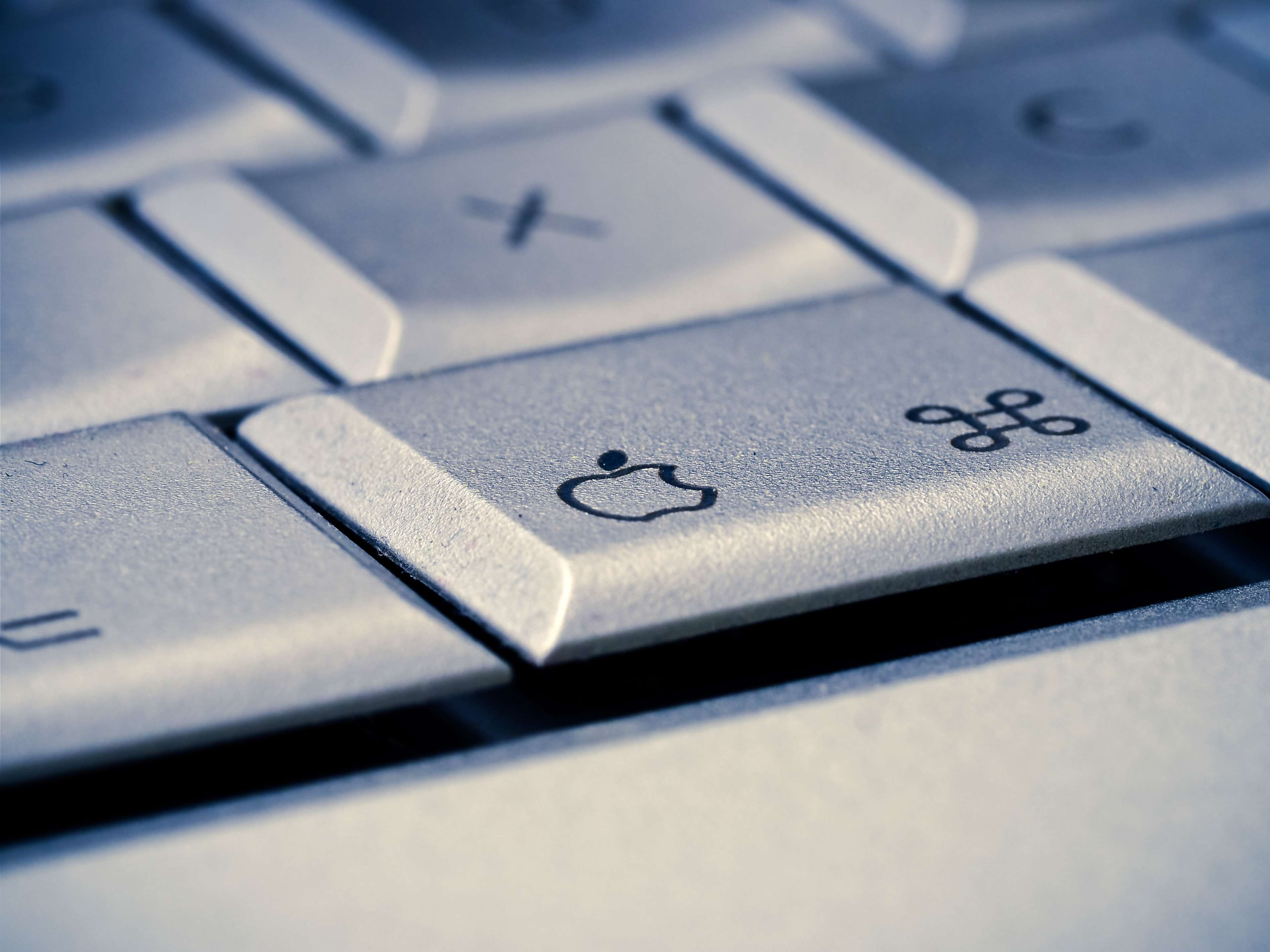 4K, electronics, equipment, logo, extreme close-up, computer, studio shot, business, selective focus, technology, push button, notebook, connection, input device, HD Wallpaper