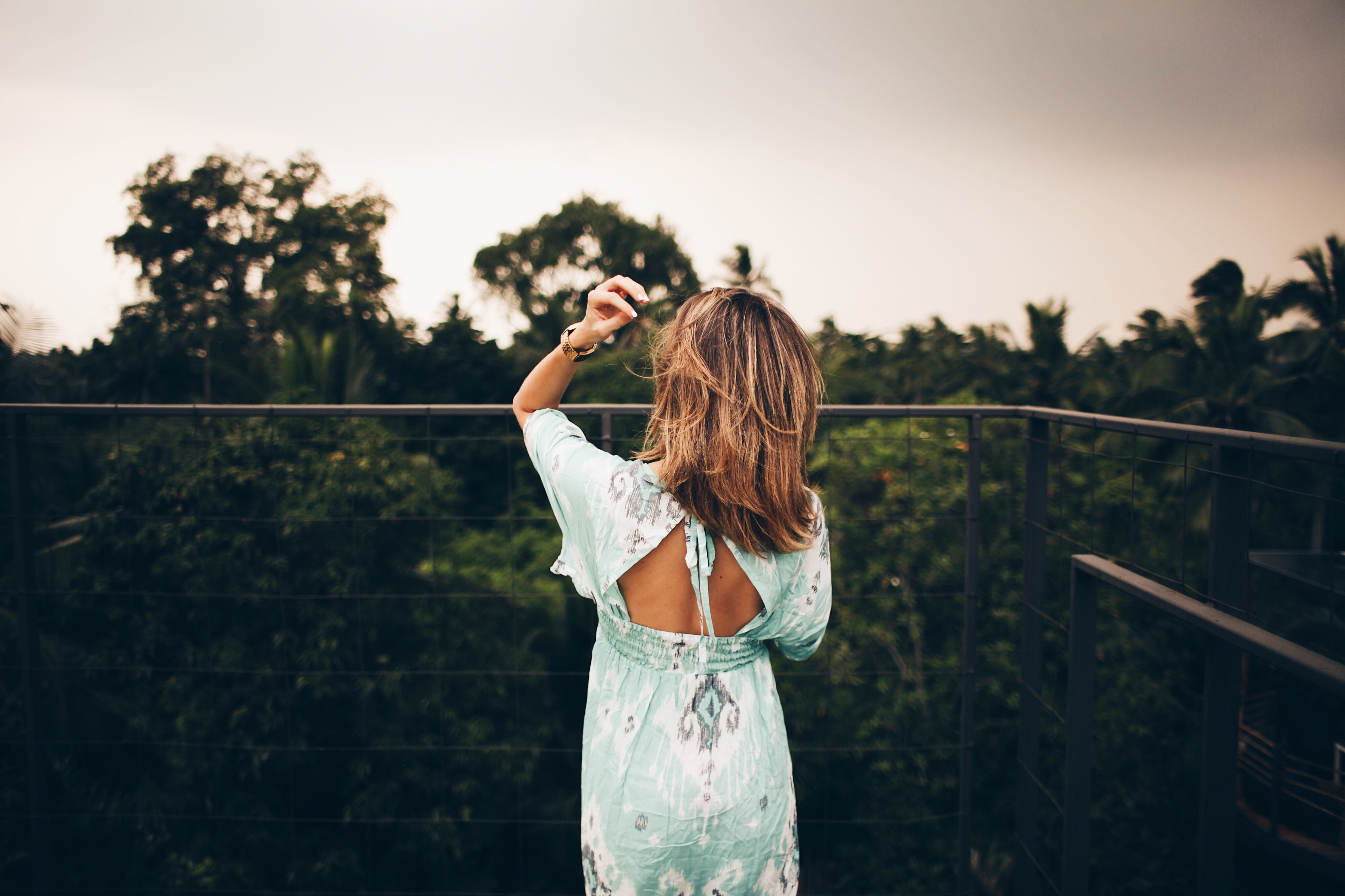 women, happiness, sunset, enjoyment, casual Clothing, focus on foreground, back, standing, hair, real people, lifestyles, beauty In Nature, cute, long Hair, HD Wallpaper