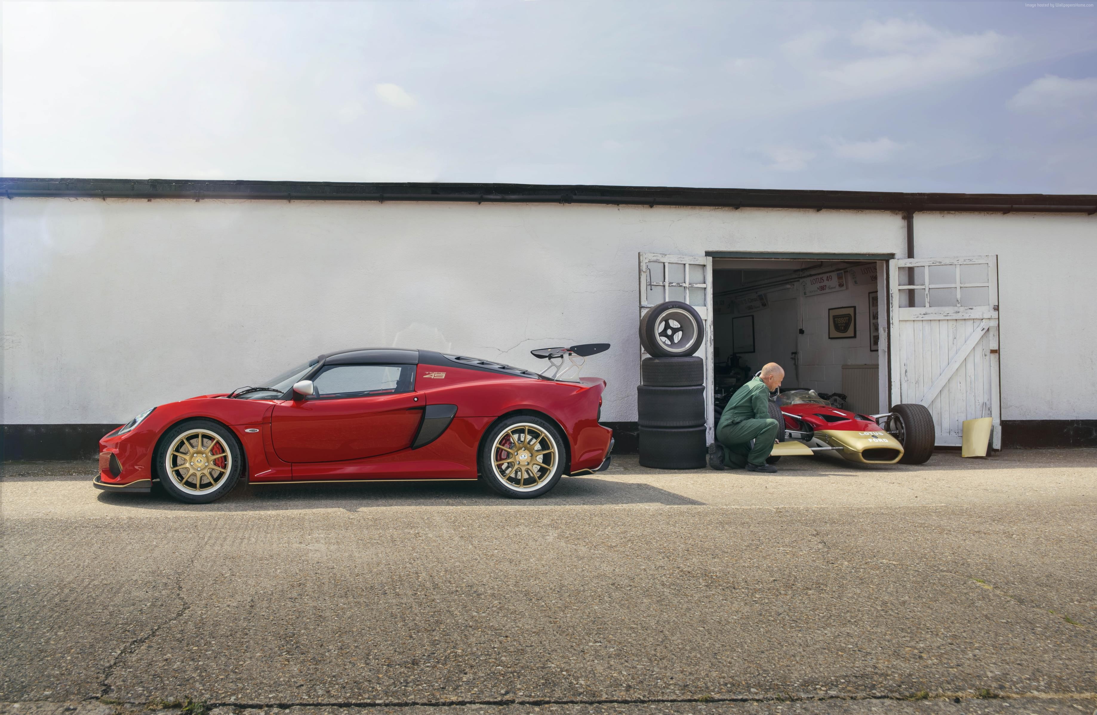 Lotus Exige GT Type 49, 2K, 2018 Cars, 4K, supercar, HD Wallpaper