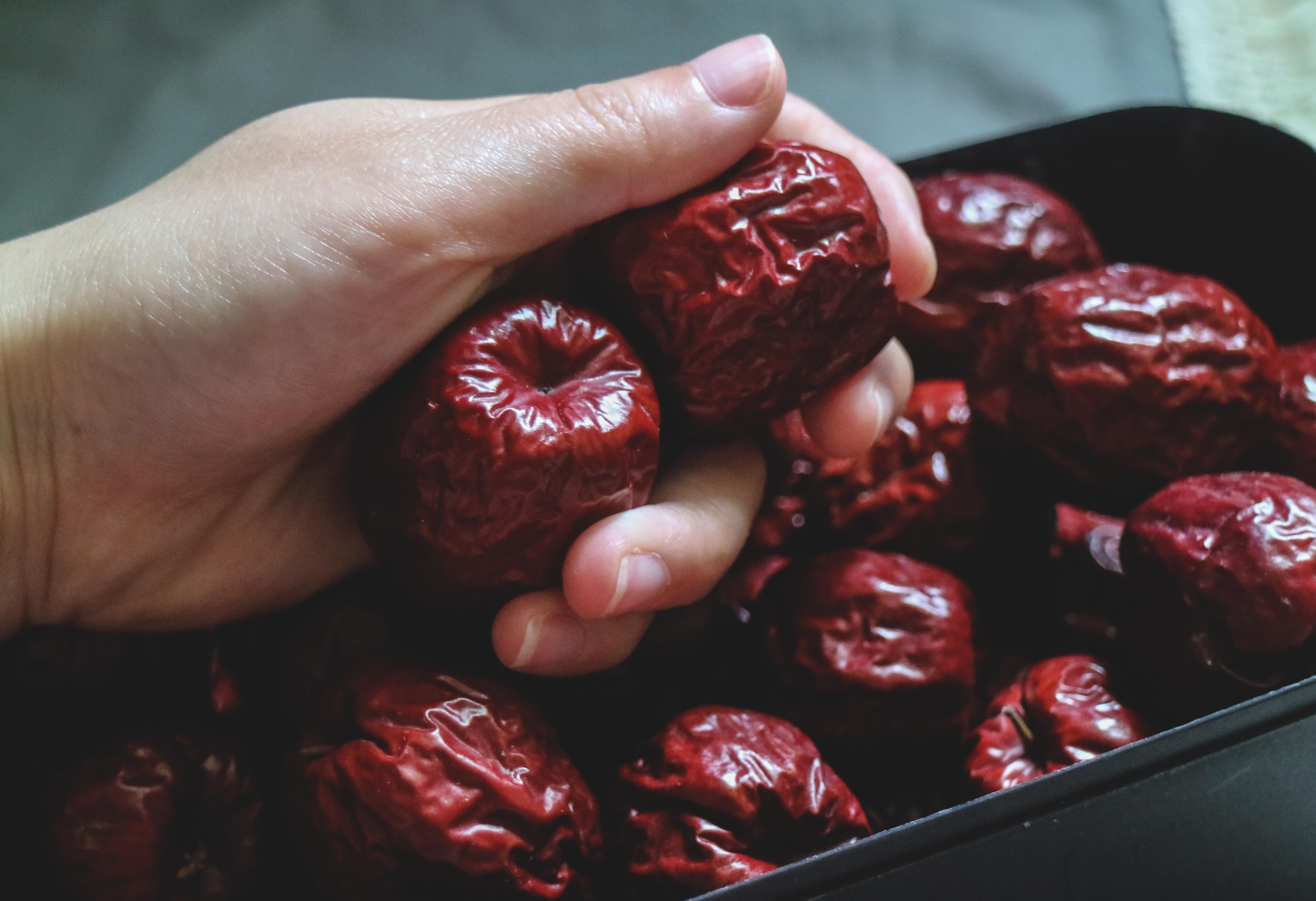 Jujube, Dried, finger, food and drink, hands, ripe, close up, real people, lifestyles, human body part, hand, one person, holding, human Hand, unrecognizable person, HD Wallpaper