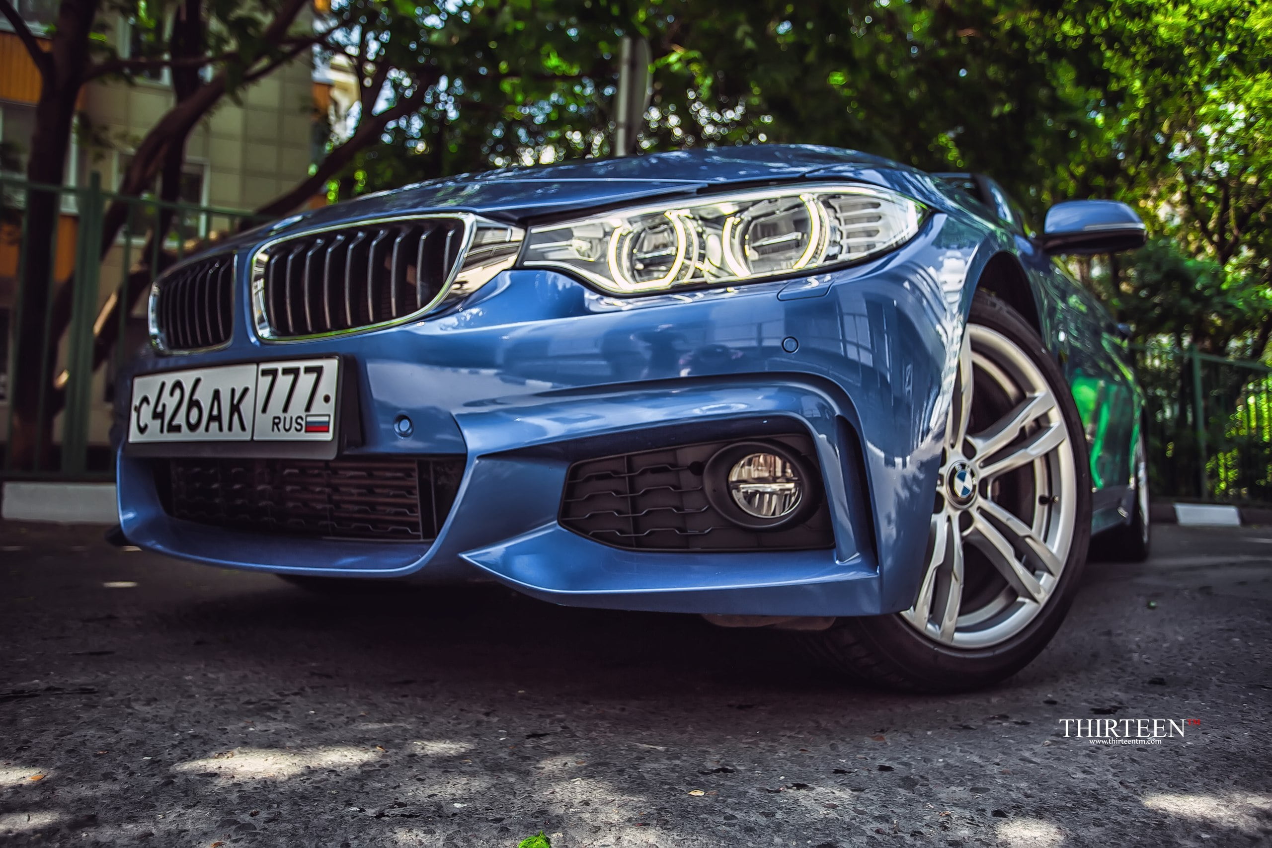 transportation, closeup, retro styled, vehicle, no people, text, tree, blue, plant, 2K, BMW, land vehicle, headlight, street, silver colored, motor vehicle, HD Wallpaper