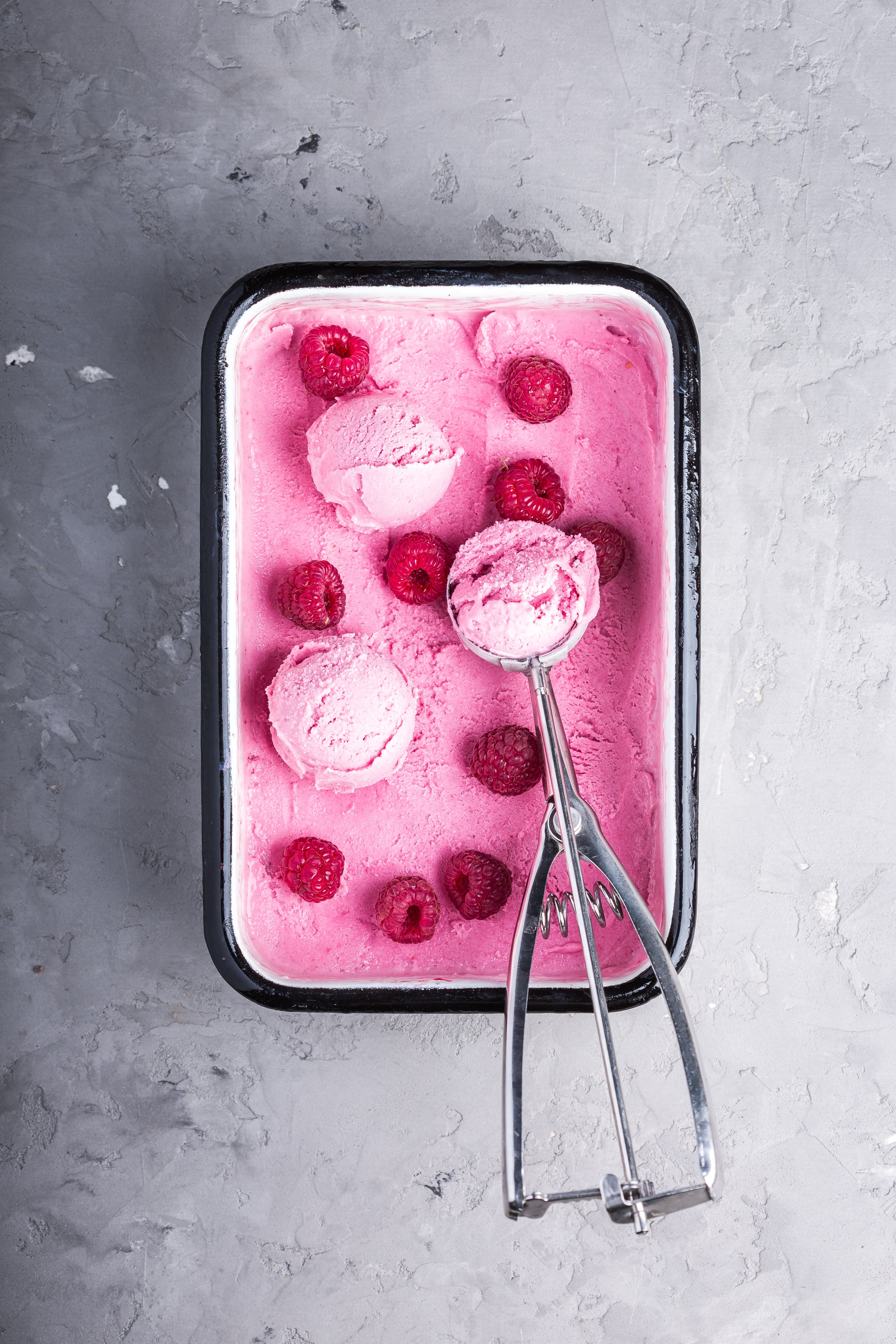 photo, no people, ice, summer, food, ice cream, tasty, indoors, still life, frozen sweet food, strawberry ice cream, sweets, sweet, tray, icecream, raspberry, Phone HD Wallpaper