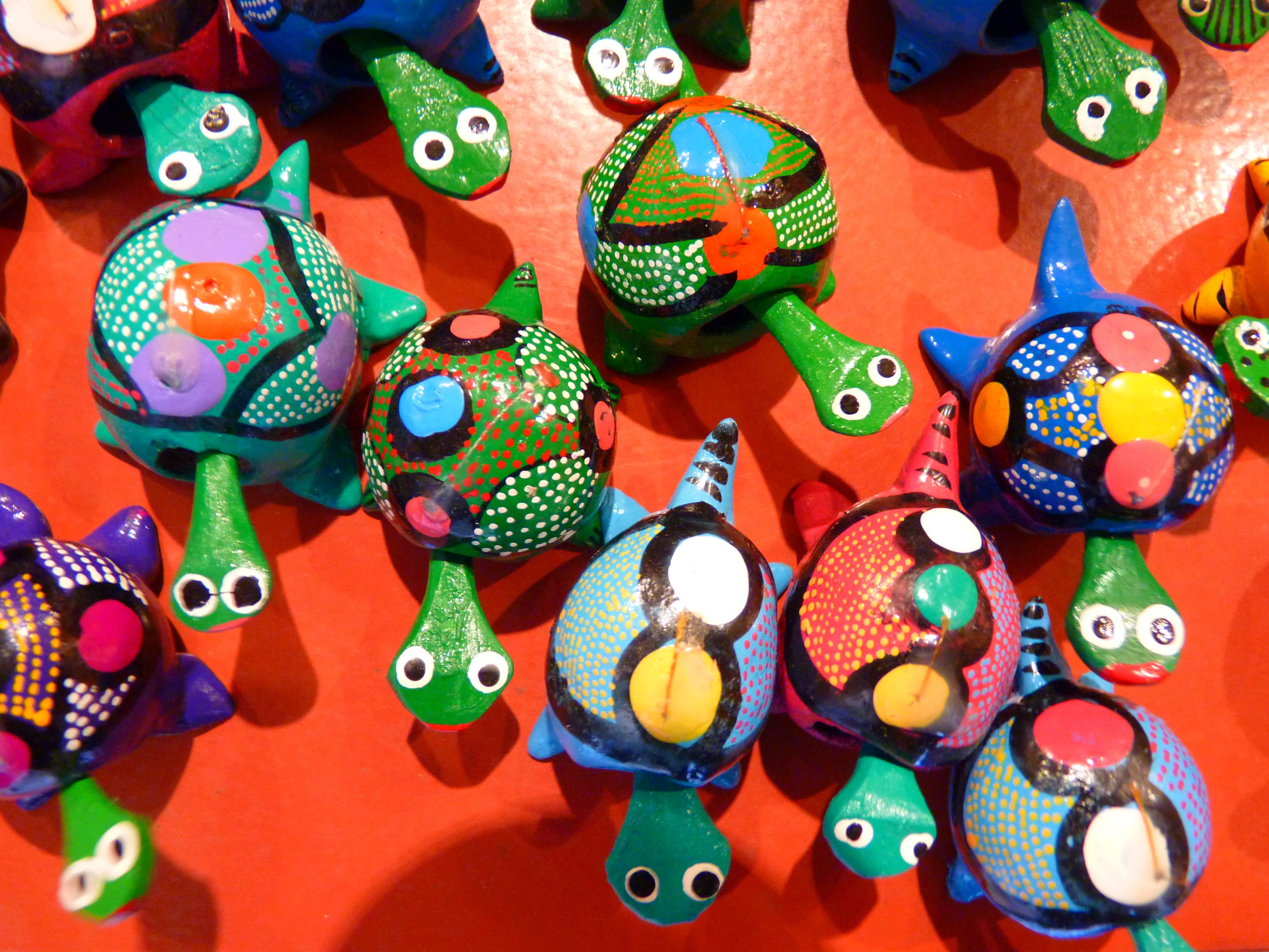 art and craft, consumerism, market, variation, wobbly turtle, decoration, full frame, choice, representation, backgrounds, multi colored, for sale, toy, HD Wallpaper