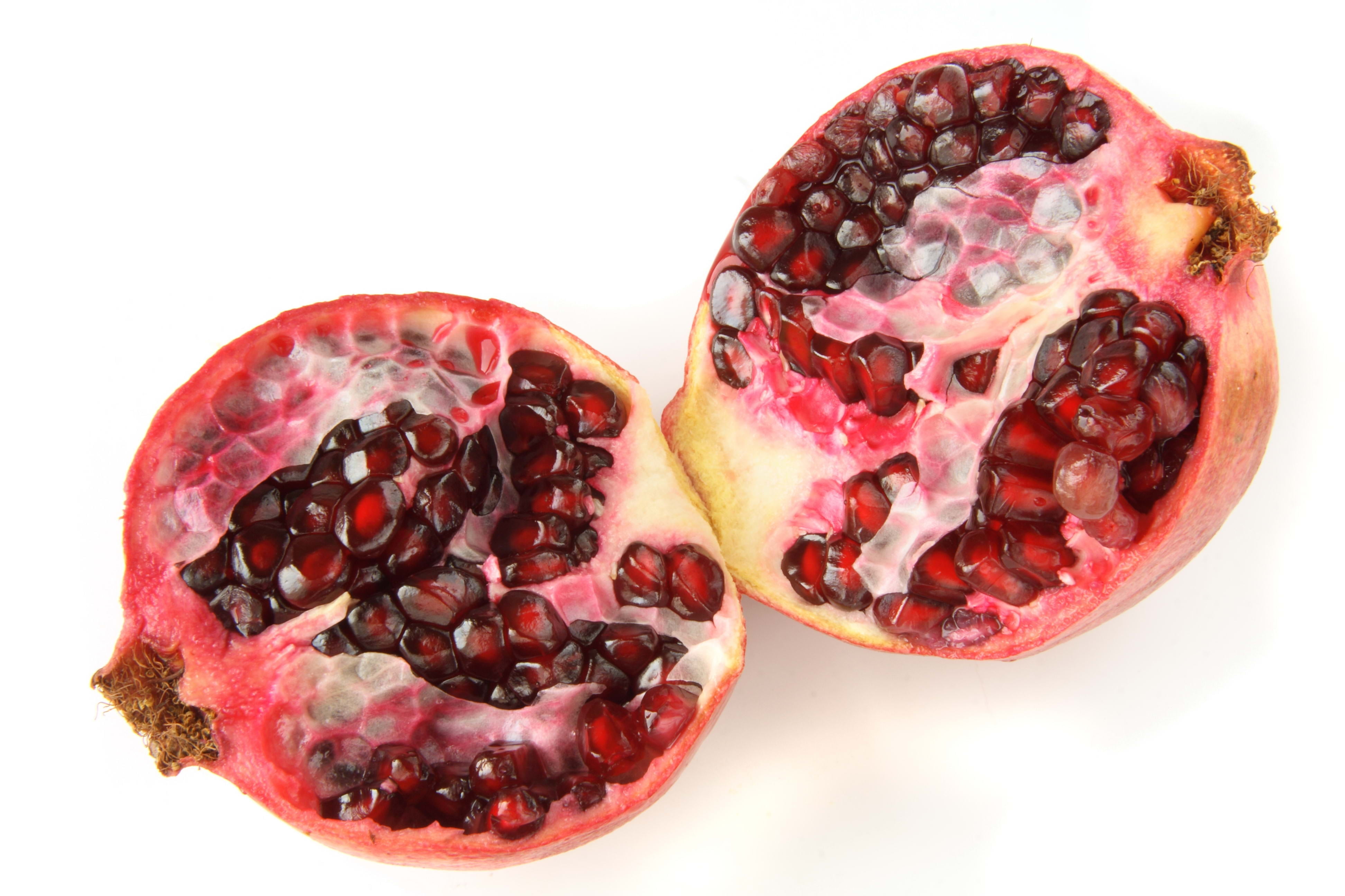 backgrounds, nature, isolated, no People, white background, white, antioxidant, close-up, pomegranate seed, gourmet, sweet Food, raw Food, food And Drink, HD Wallpaper