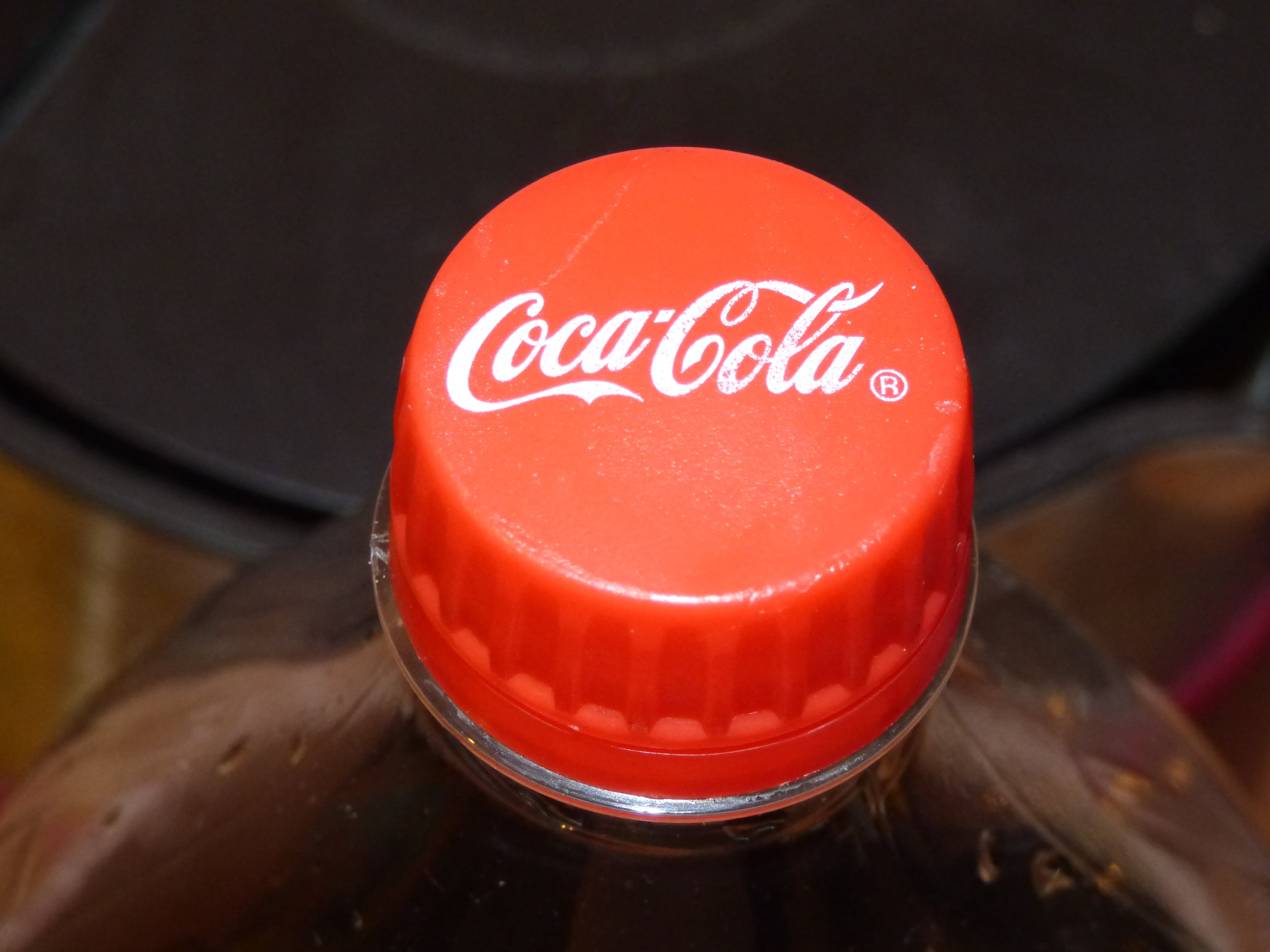 food and drink, bottle, coca cola, indoors, 4K, wood - material, business, western script, high angle view, cap, domestic room, communication, text, sign, HD Wallpaper