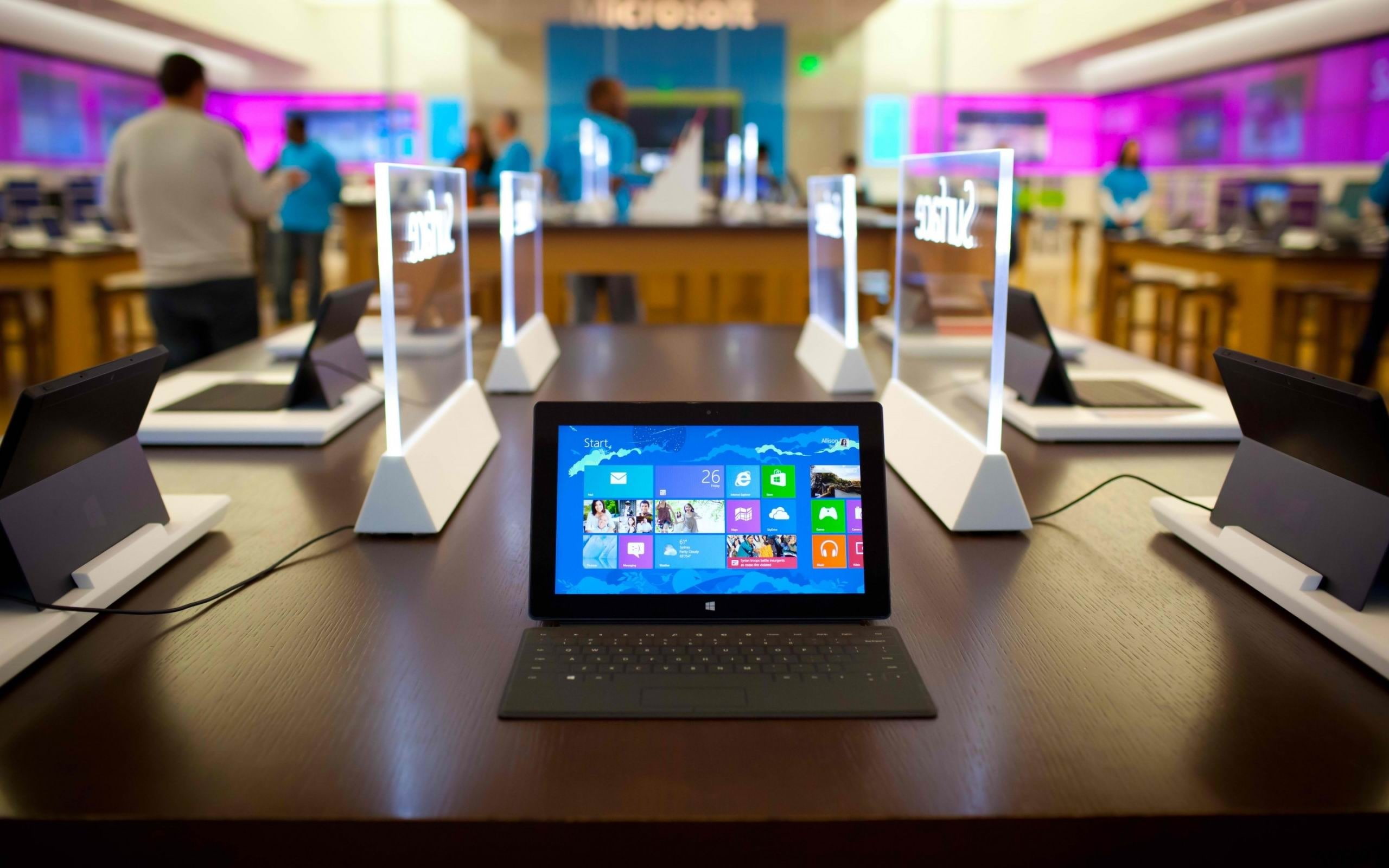 computer network, communication, microsoft, touch screen, black, illuminated, tablet, business, table, technology, windows, wireless technology, advertising, HD Wallpaper