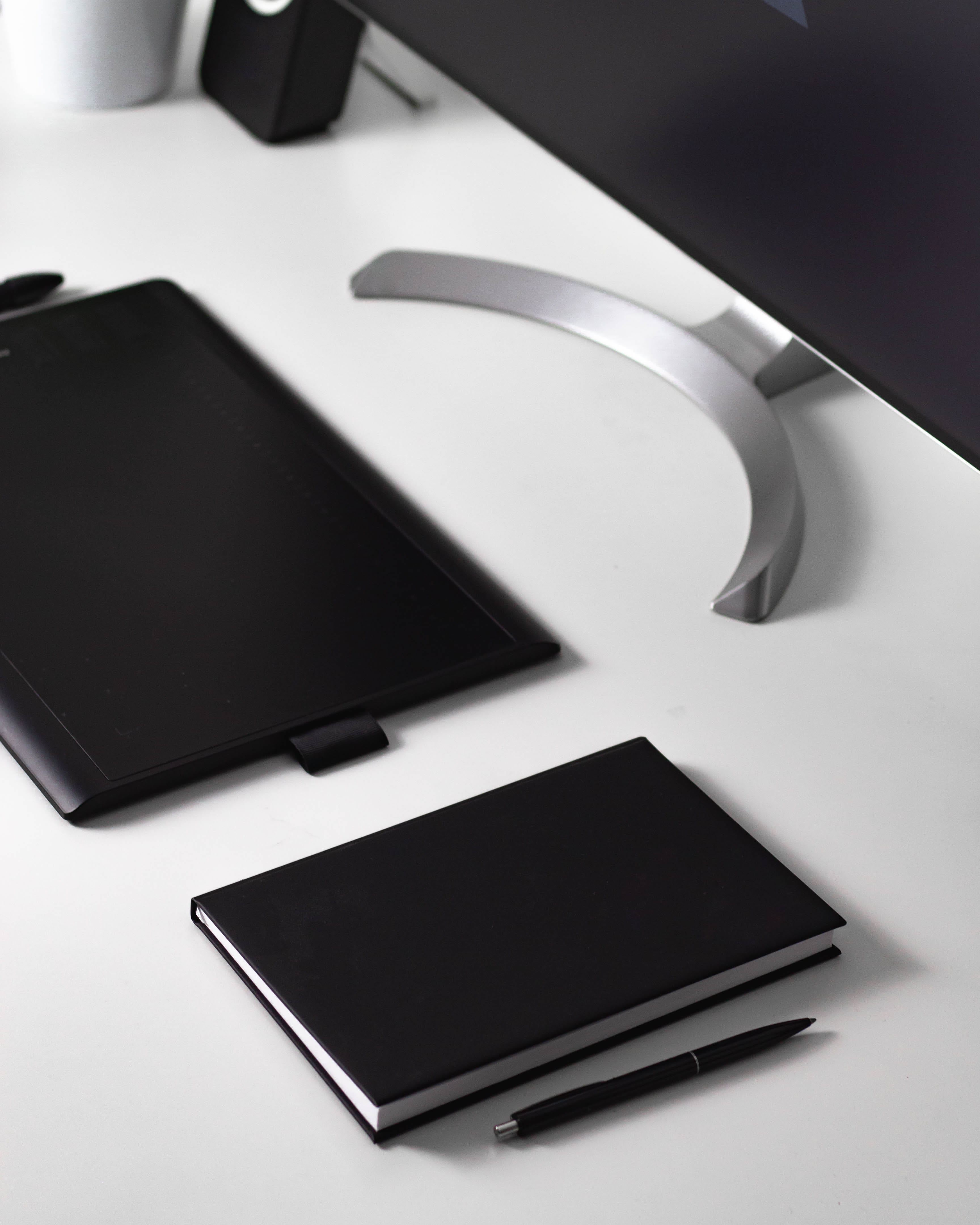 tablet, technology, blank, work, laptop, beside, notes, touch screen, tech, studio shot, monitor, computer, wireless technology, drawing, minimal, pen, Phone HD Wallpaper