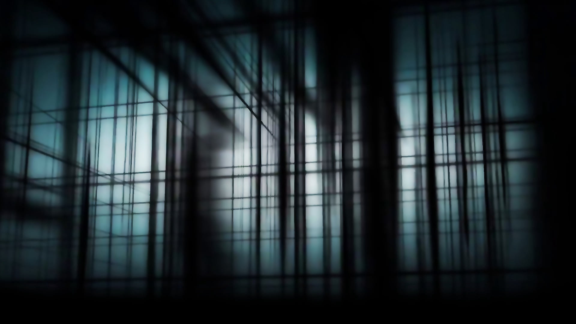 indoors, architecture And Buildings, close-up, dark, grid, blurred motion, urban Scene, 1080P, futuristic, architecture, no People, backgrounds, shapes, HD Wallpaper