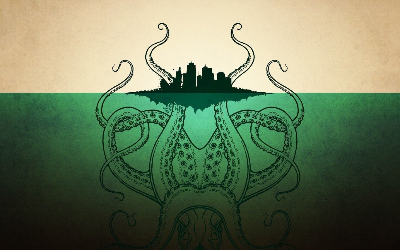 Octopus, Fantasy, Creature, Artistic, Kracken, 720P, Squid, HD Wallpaper