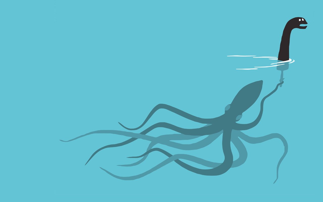Loch Ness Monster, Humor, Funny, 720P, HD Wallpaper