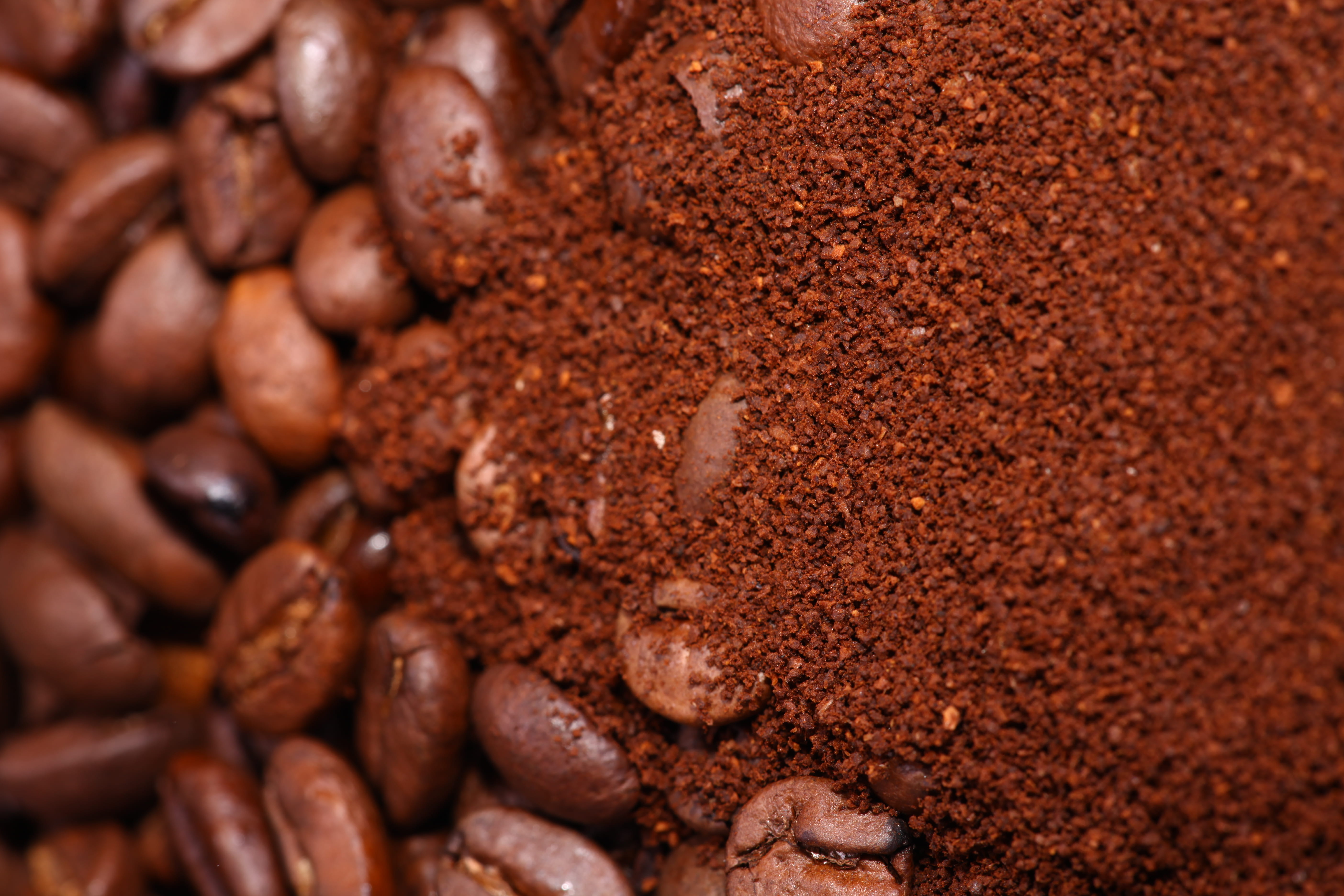 drink, photograph, caffeine, gray, refreshment, roasted coffee bean, large group of objects, black, no people, background, chocolate, snack, ingredient, HD Wallpaper
