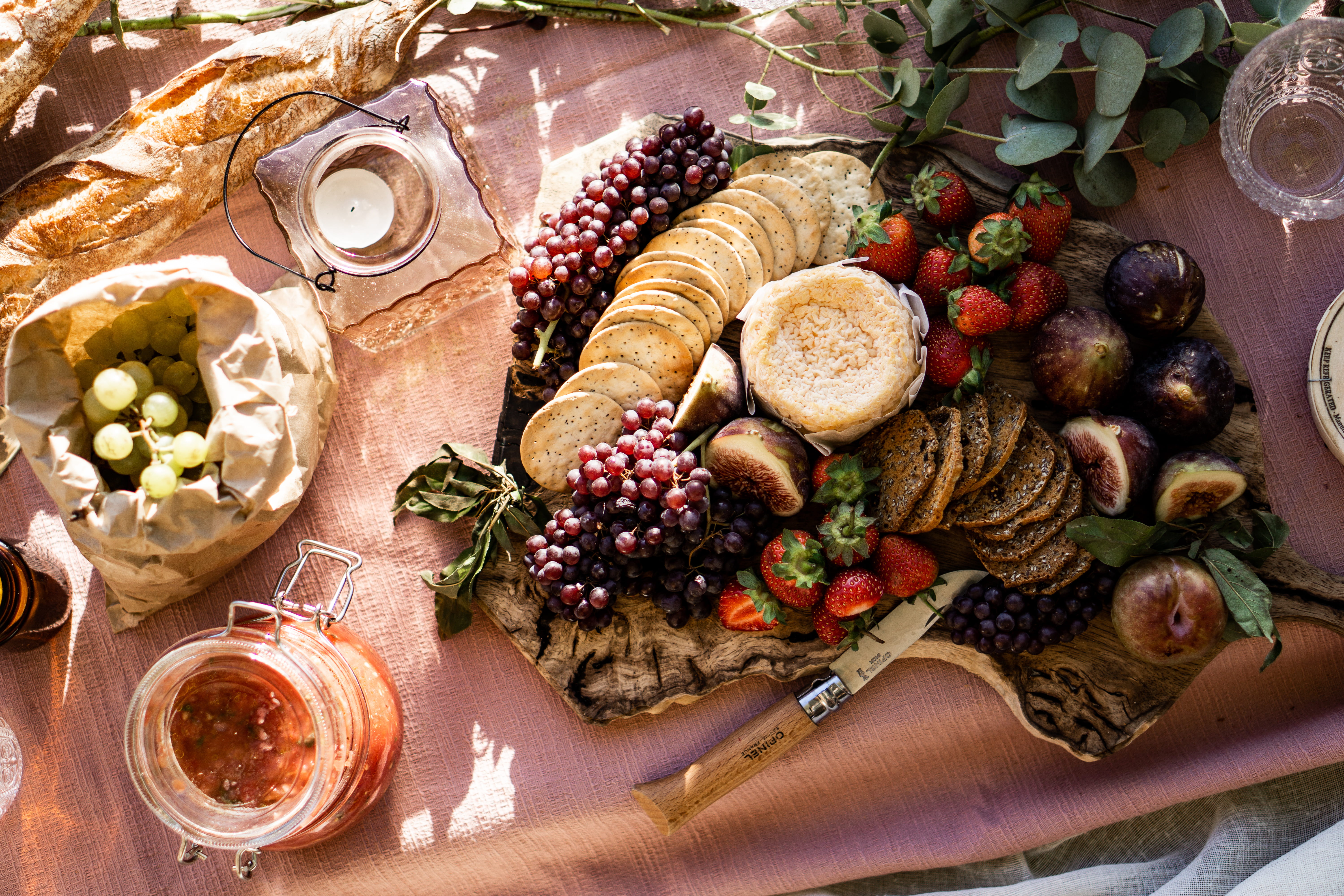 food and drink, glass, healthy eating, table, picnic, refreshment, wine, fruits, variation, no people, high angle view, abundance, berry fruit, grapes, HD Wallpaper