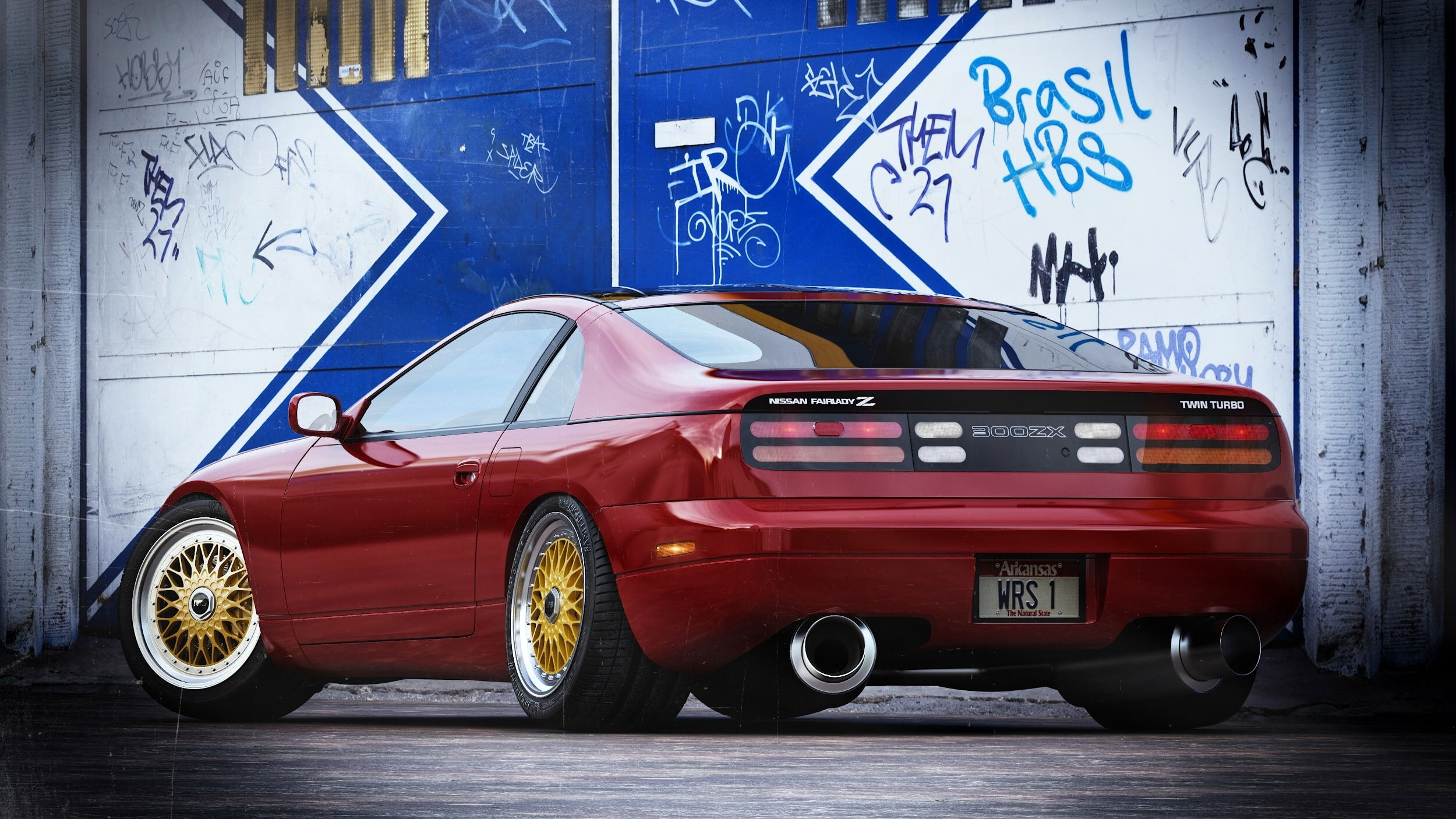 1080P, Gregory Cleaver, auto, machine, Nissan ZX300, HD Wallpaper