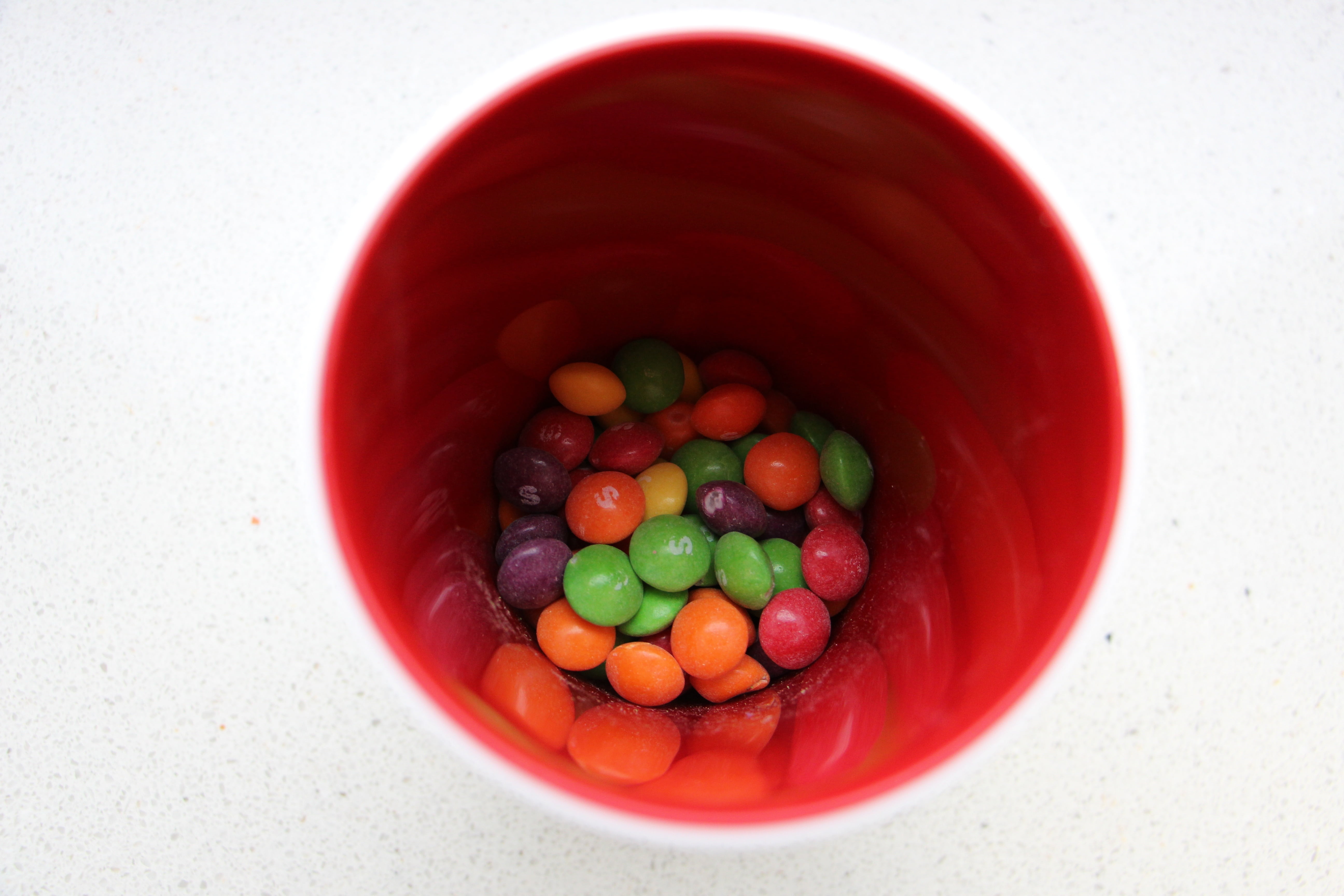 healthy eating, red, sweet food, food, ripe, 5K, high angle view, bowl, still life, candy, smarties, directly above, colorful, multi colored, freshness, HD Wallpaper