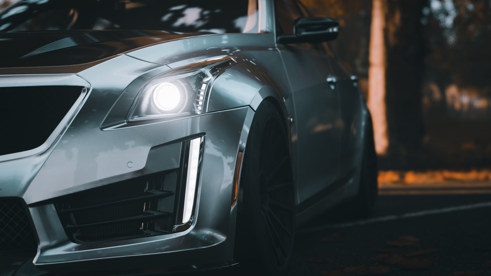 Forza Horizon 4, 1080P, Cadillac, Forza, car, Cadillac CTS-V, vehicle, CTS-V, video games, HD Wallpaper