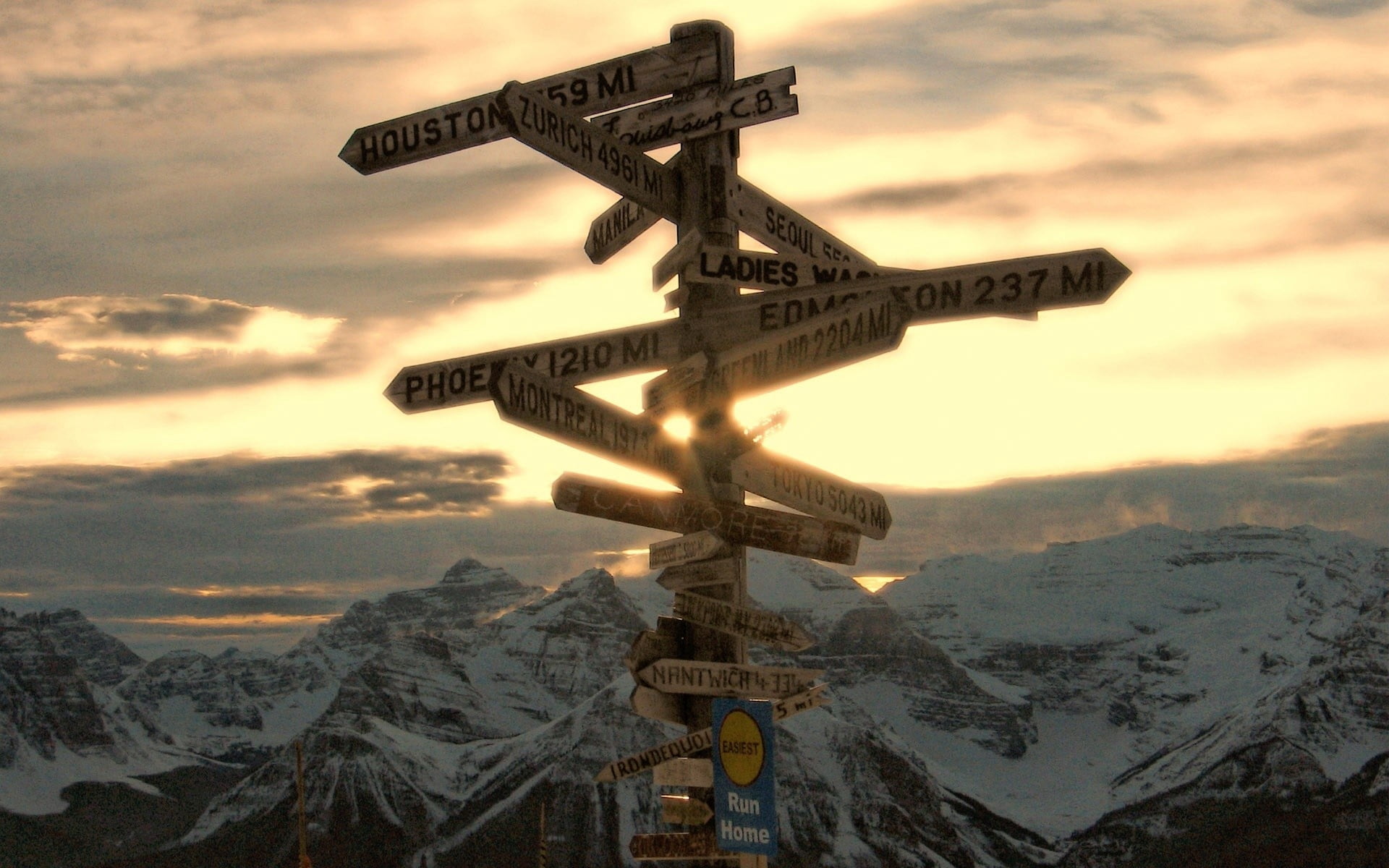 1080P, tranquil scene, information, tablets, european Alps, mountain range, height, snowcapped mountain, information sign, landscape, tranquility, mountains, HD Wallpaper