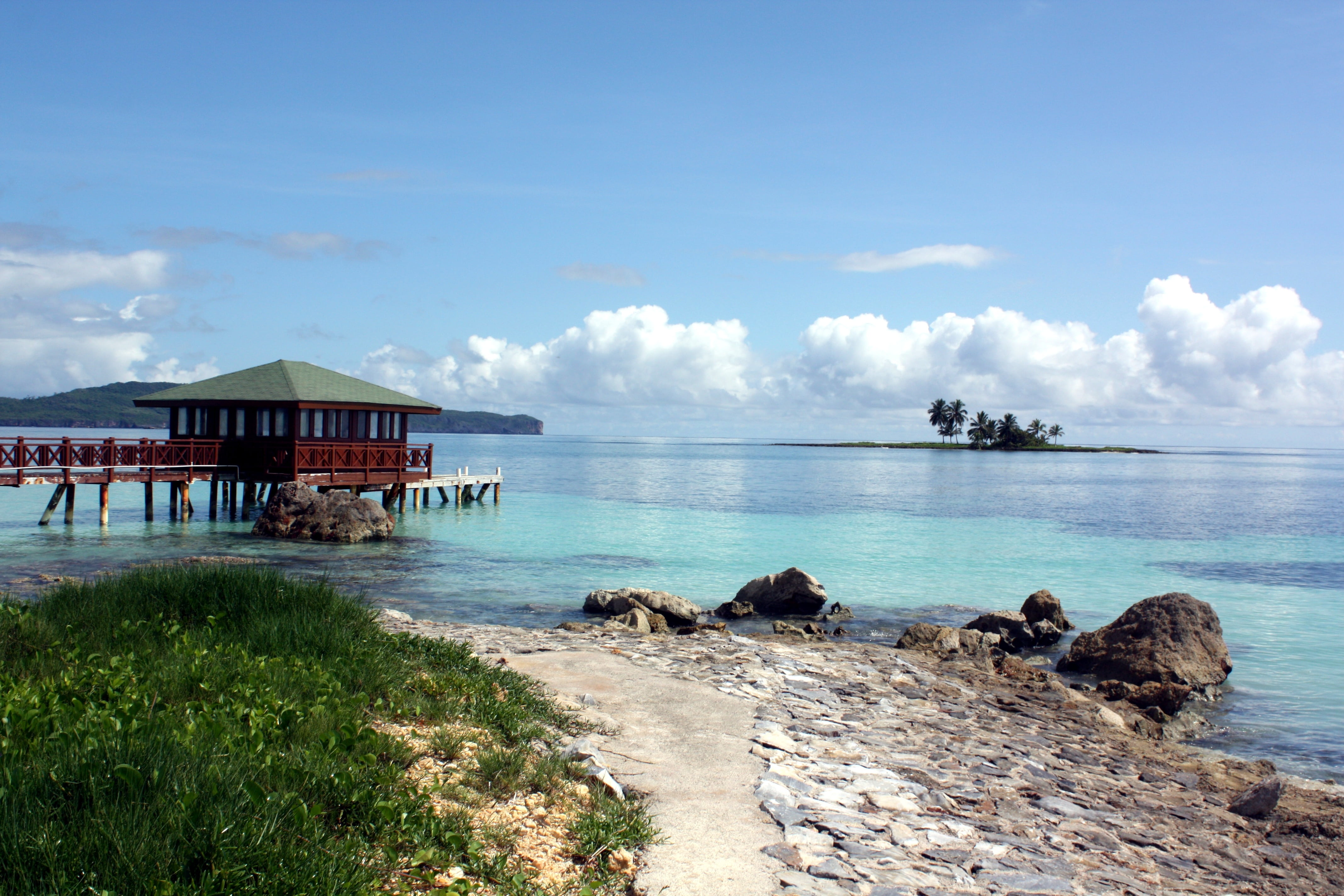 scenics, tranquility, no people, tropics, rock - object, scenics - nature, holiday, solid, architecture, beauty in nature, caribbean, tranquil scene, building, HD Wallpaper