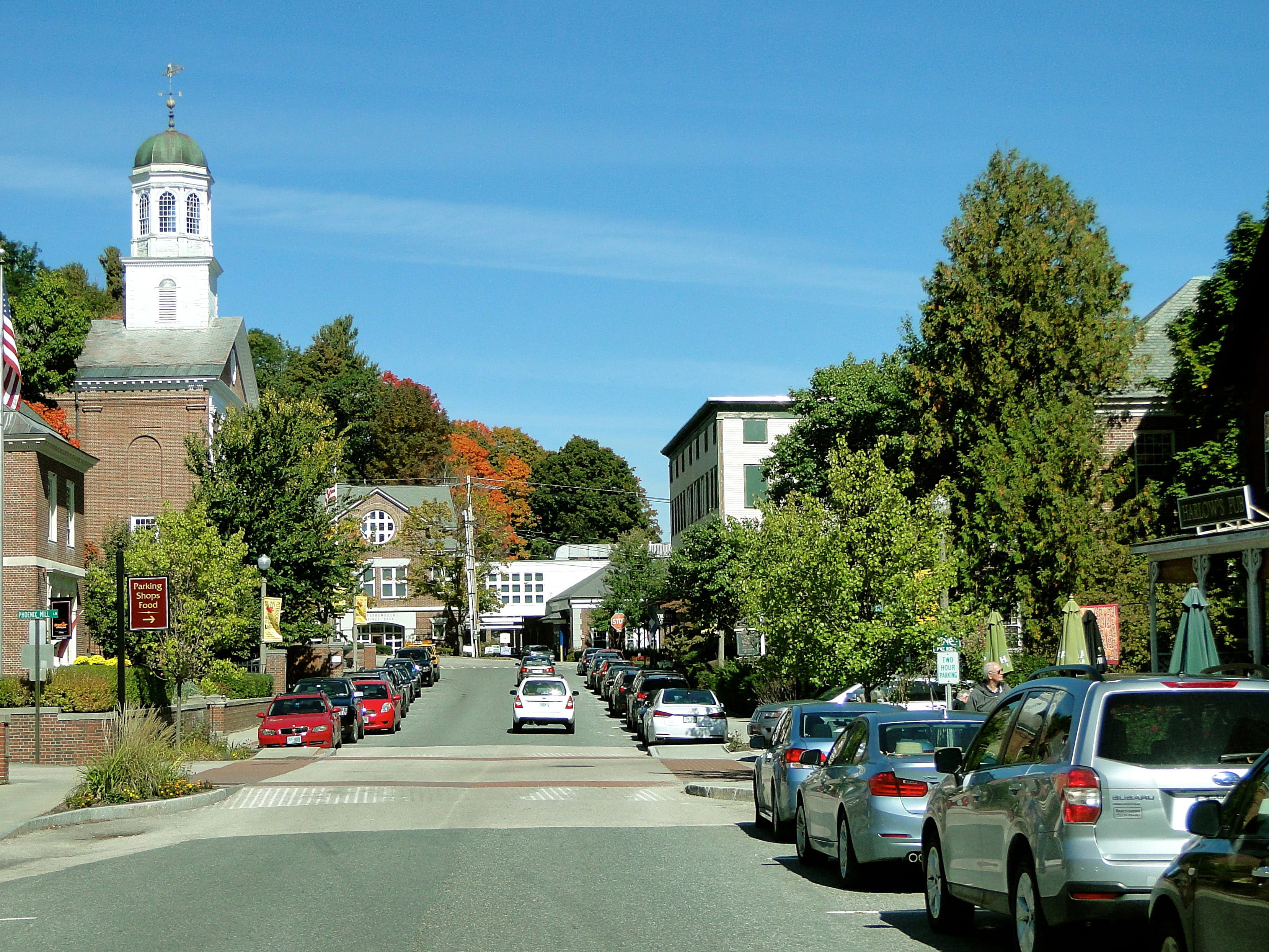 transportation, sky, new, photos, car, New Hampshire, United States, outdoors, mode of transportation, Streets, architecture, day, 2K, road, building Exterior, HD Wallpaper
