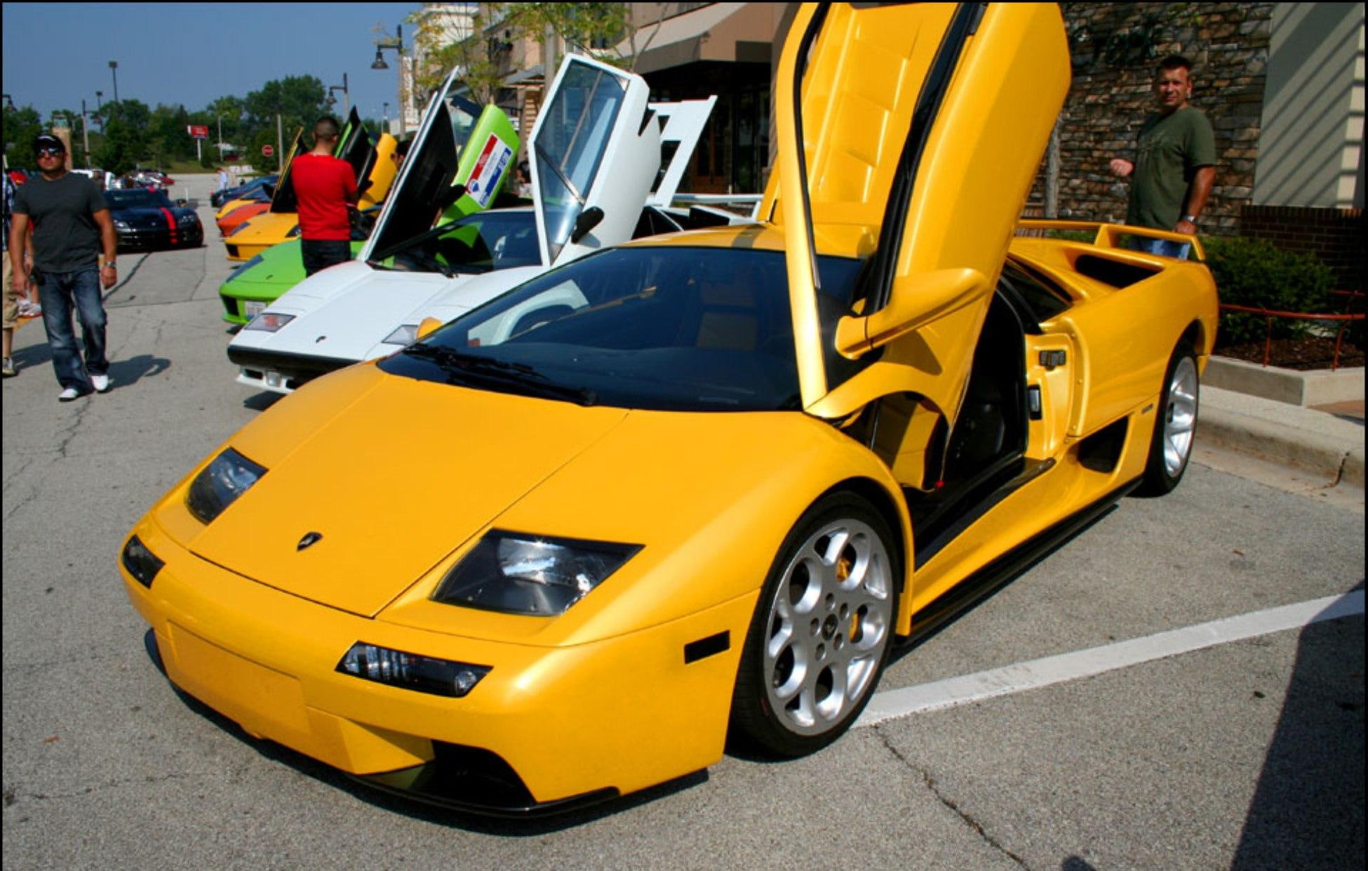 yellow, car, cars, vt, lamborghini, 1080P, diablo, tuning, sports, HD Wallpaper