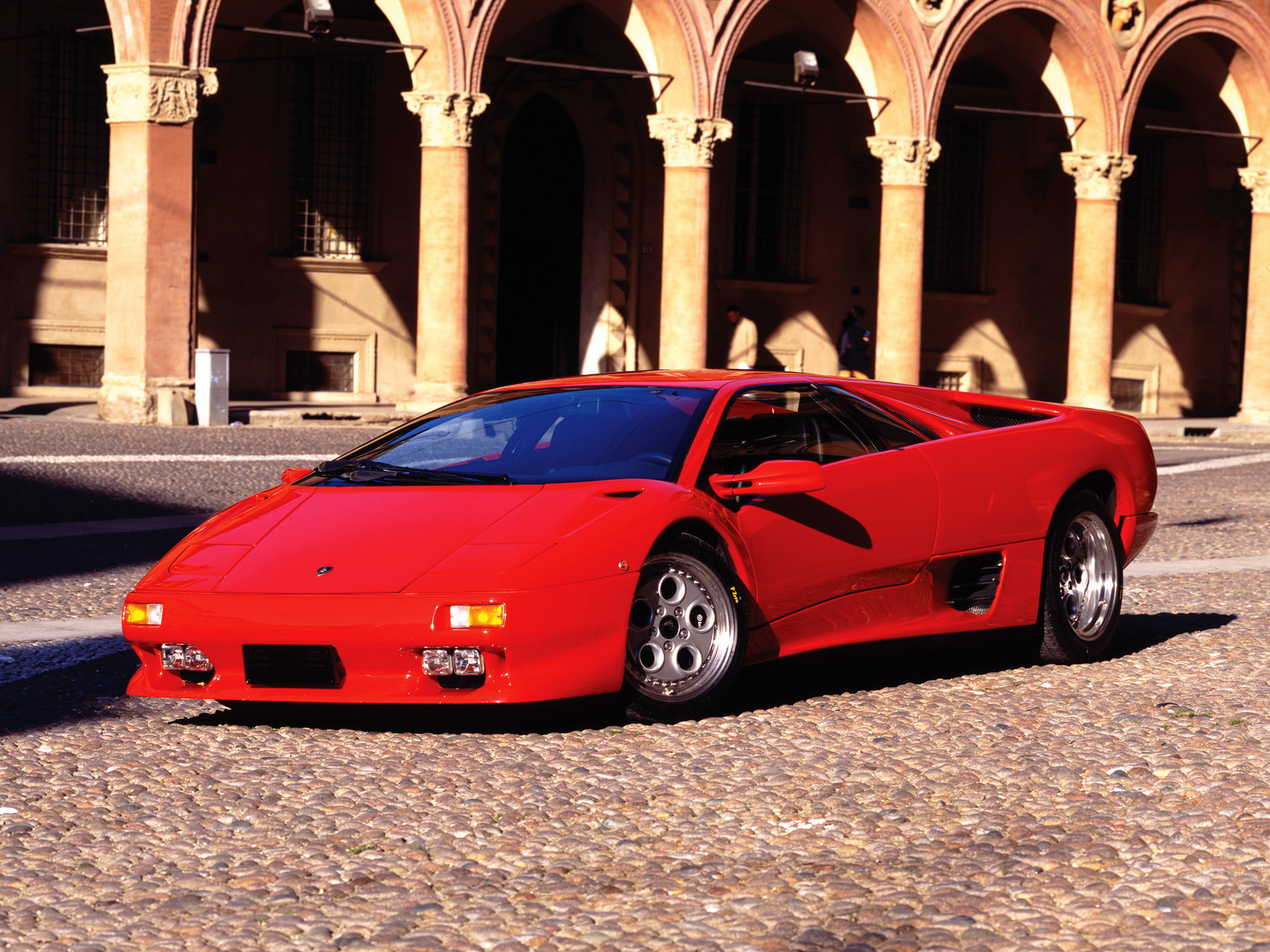 supercars, diablo vt, 1993, diablo, supercar, lamborghini, 1080P, HD Wallpaper
