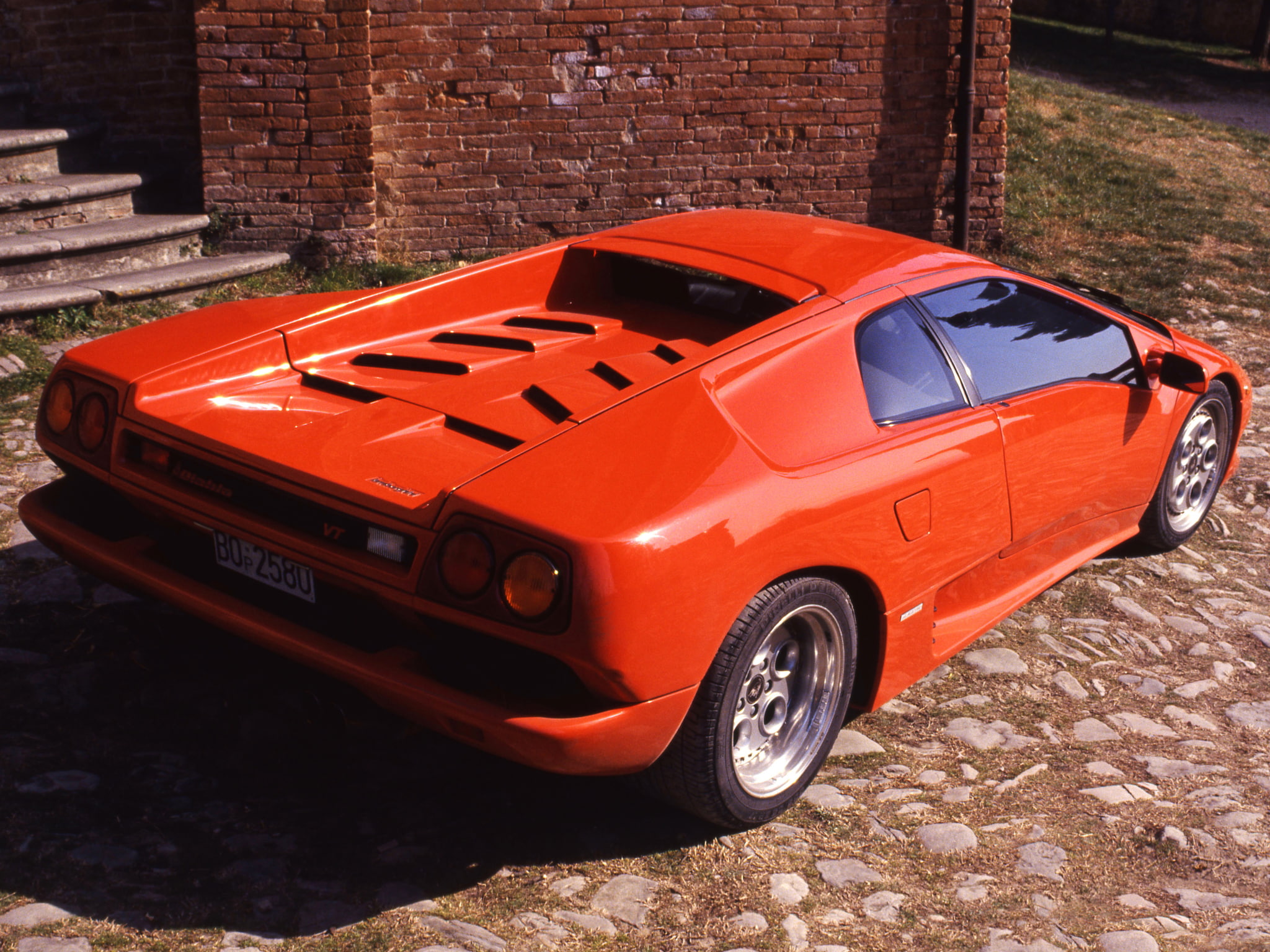 diablo vt, 1080P, supercars, supercar, 1993, lamborghini, diablo, HD Wallpaper