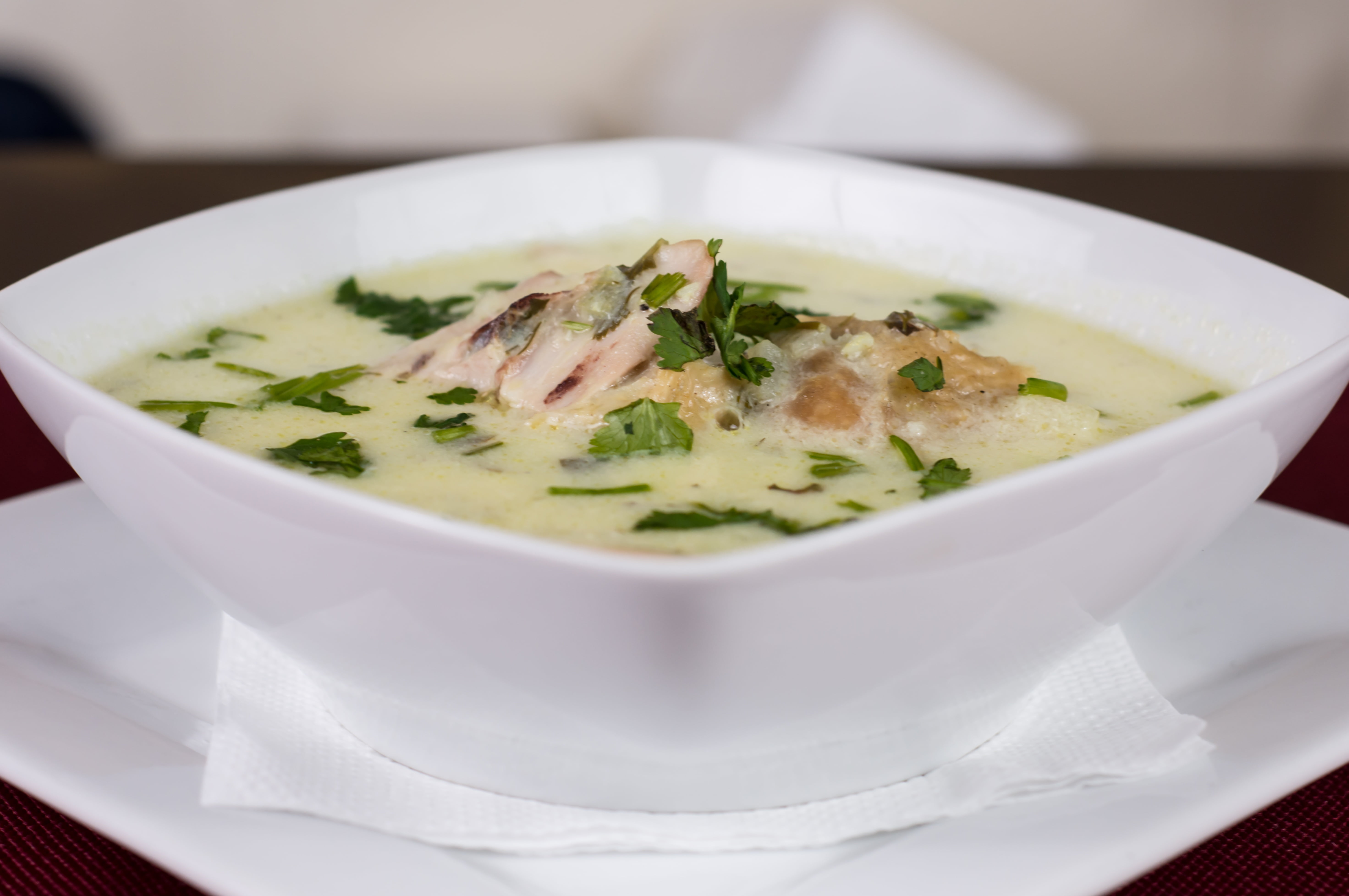 meat, vegetarian food, bowl, restaurant, dish, ready-to-eat, traditional, luxury, potato, menu, plate, meal, gourmet, wellbeing, chicken soup, stew, 5K, HD Wallpaper