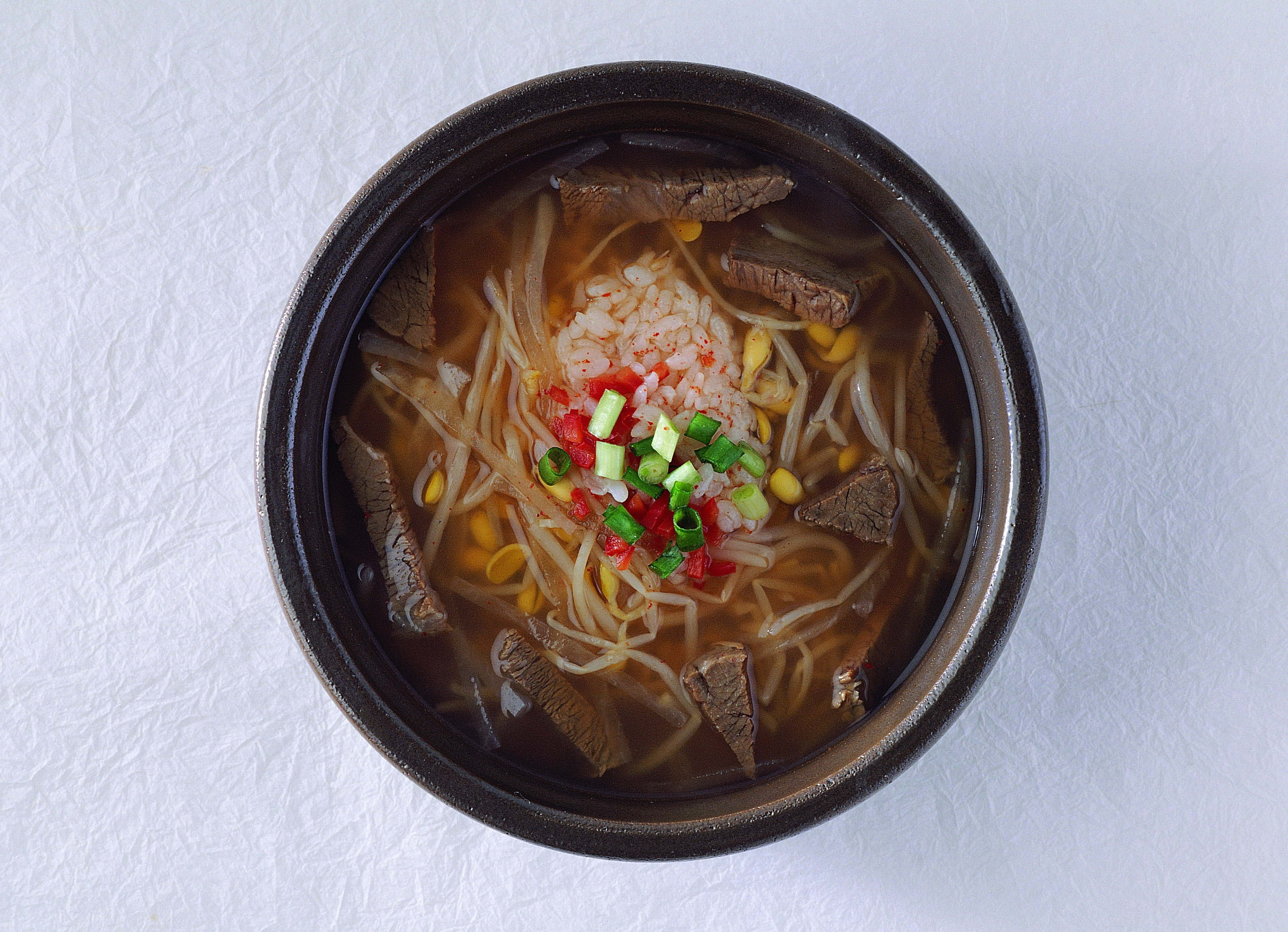 east Asian Culture, noodles, wellbeing, high angle view, bowl, asian food, garnish, meal, cultures, greens, healthy eating, food, ready-to-eat, still life, HD Wallpaper