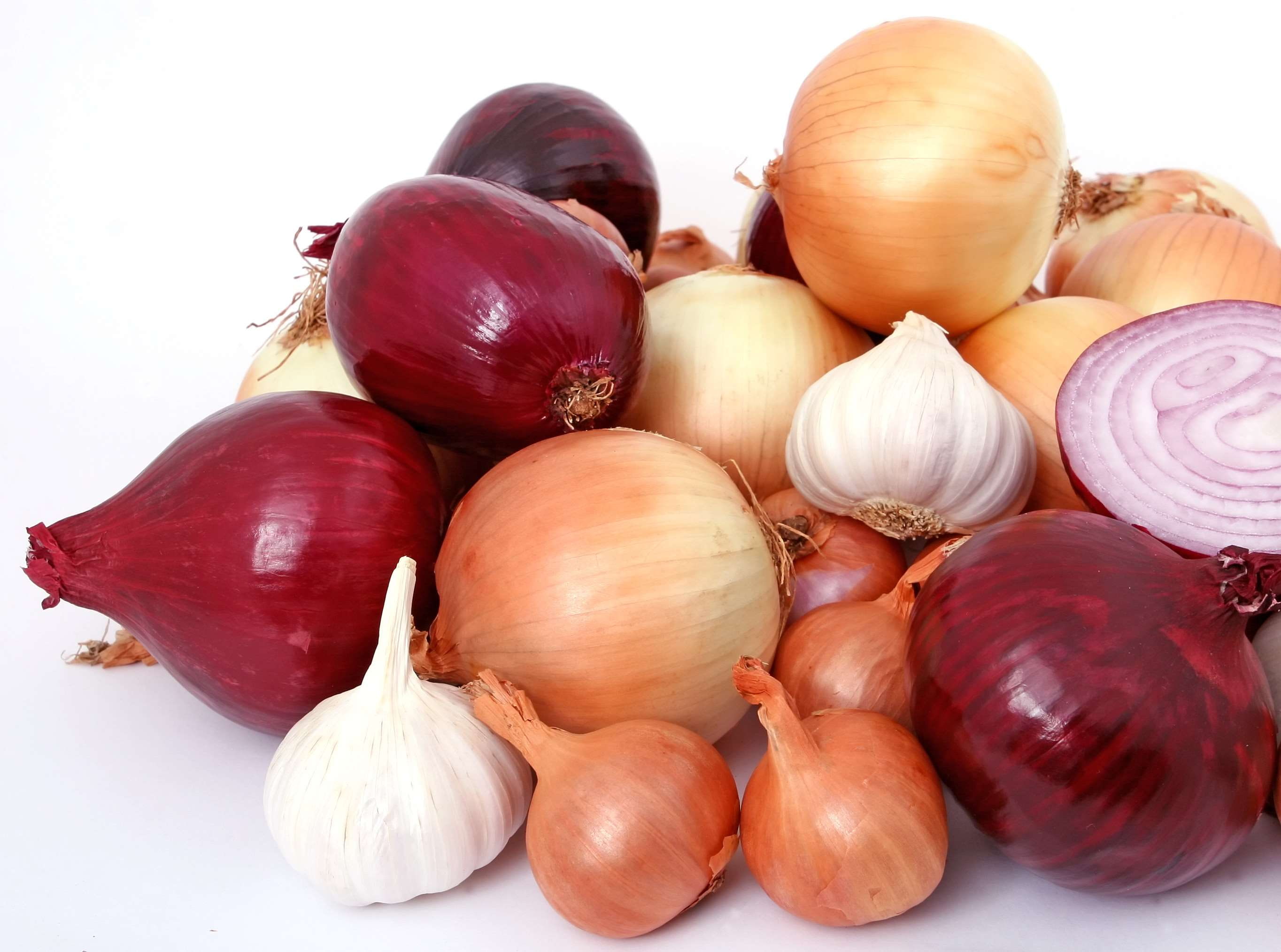 vegetable, shallots, high angle view, close up, vegetarian food, seasoning, still life, clove, ingredient, onion, color, food, agriculture, garlic, flavour, HD Wallpaper