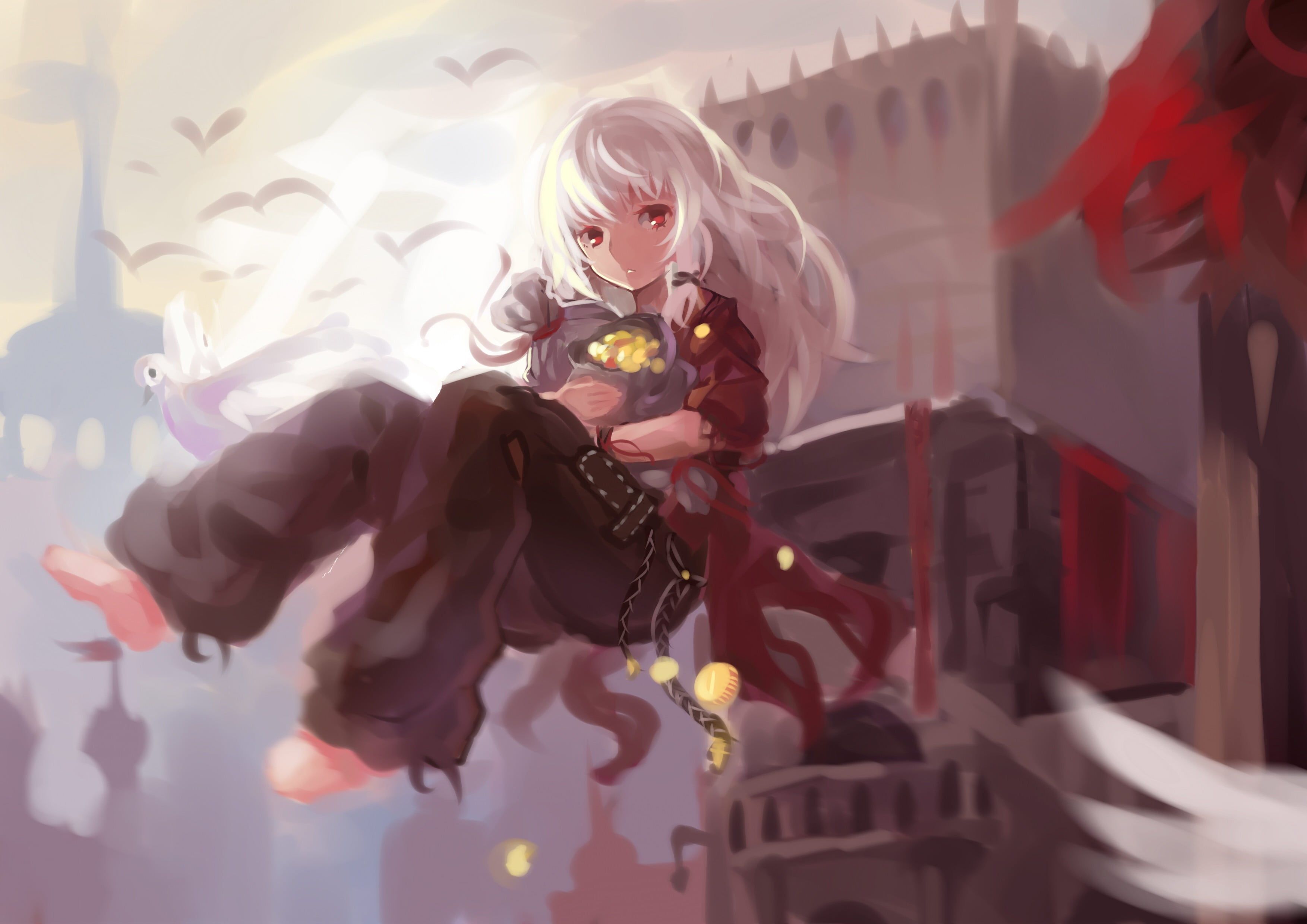 2K, art and craft, carnival, men, original characters, celebration, female, festival, character, performance, digital, clothing, event, birds, HD Wallpaper