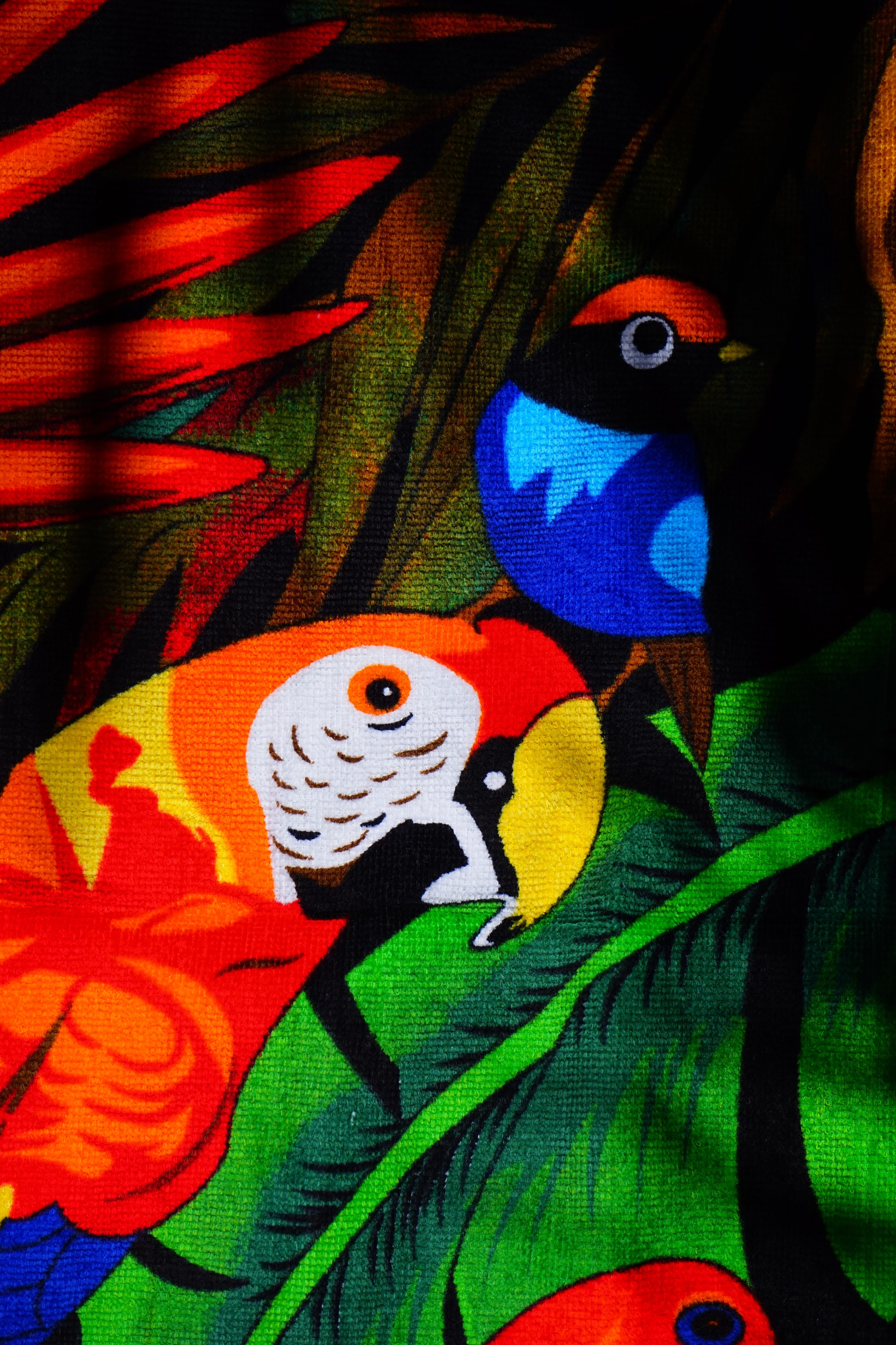 backgrounds, pattern, close-up, terry, bench towel, butterfly - insect, terry cloth fabric, red, no people, colorful, towel, lori, art and craft, bath towel, Phone HD Wallpaper