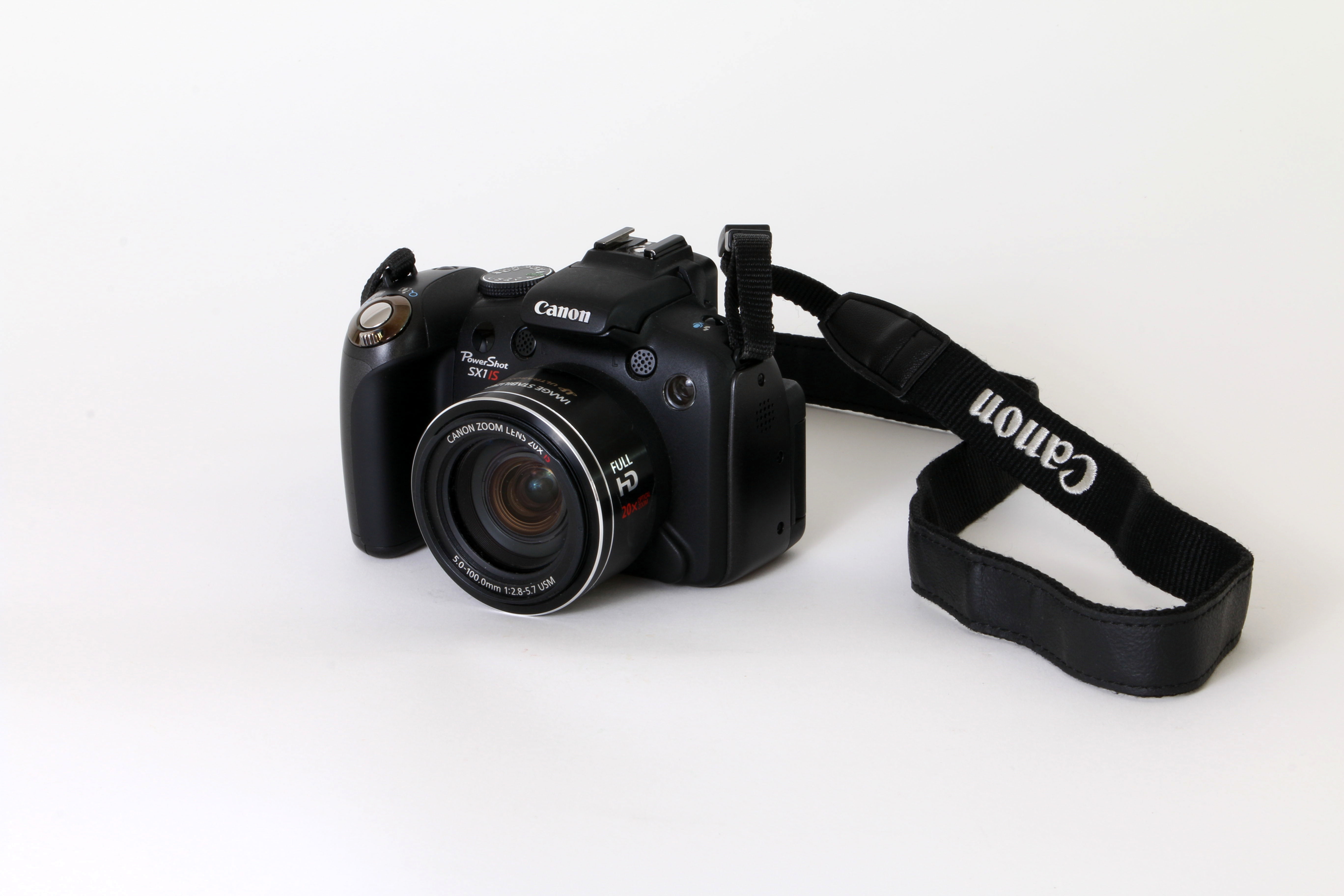 technology, white background, photographing, powershot, film industry, lens - Optical Instrument, photography Themes, sx1 is, camera - Photographic Equipment, HD Wallpaper