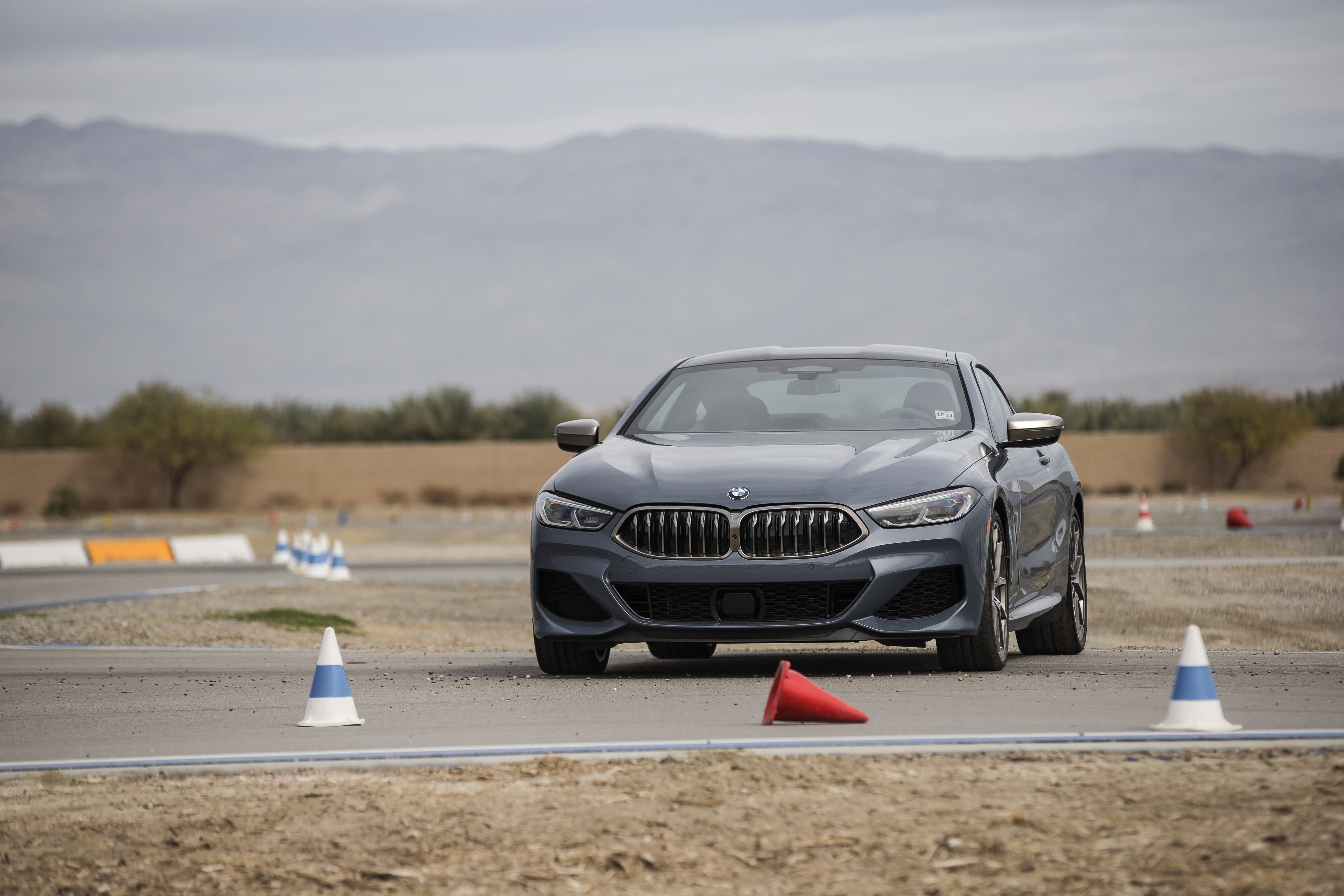 coupe, 4K, Eight, G15, gray-blue, 2018, on the track, BMW, 2019, 8-Series, M850i xDrive, HD Wallpaper