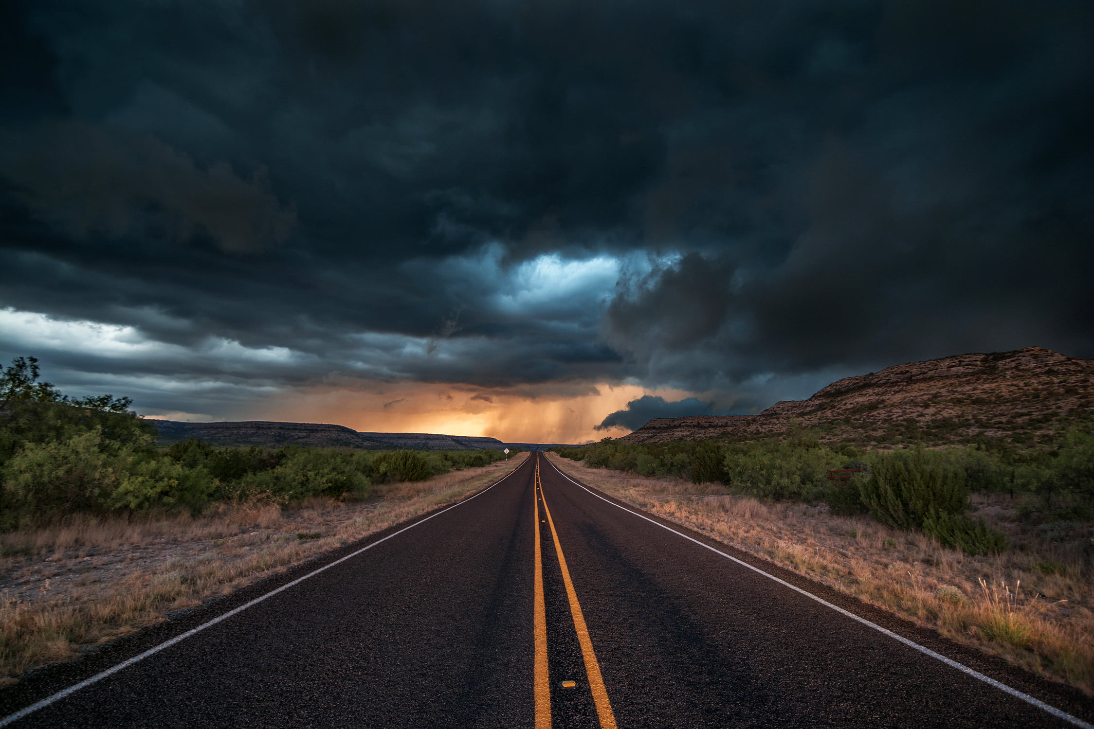 environment, power in nature, diminishing perspective, 1080P, non-Urban Scene, rural Scene, marking, street, mountain, the way forward, dividing Line, HD Wallpaper