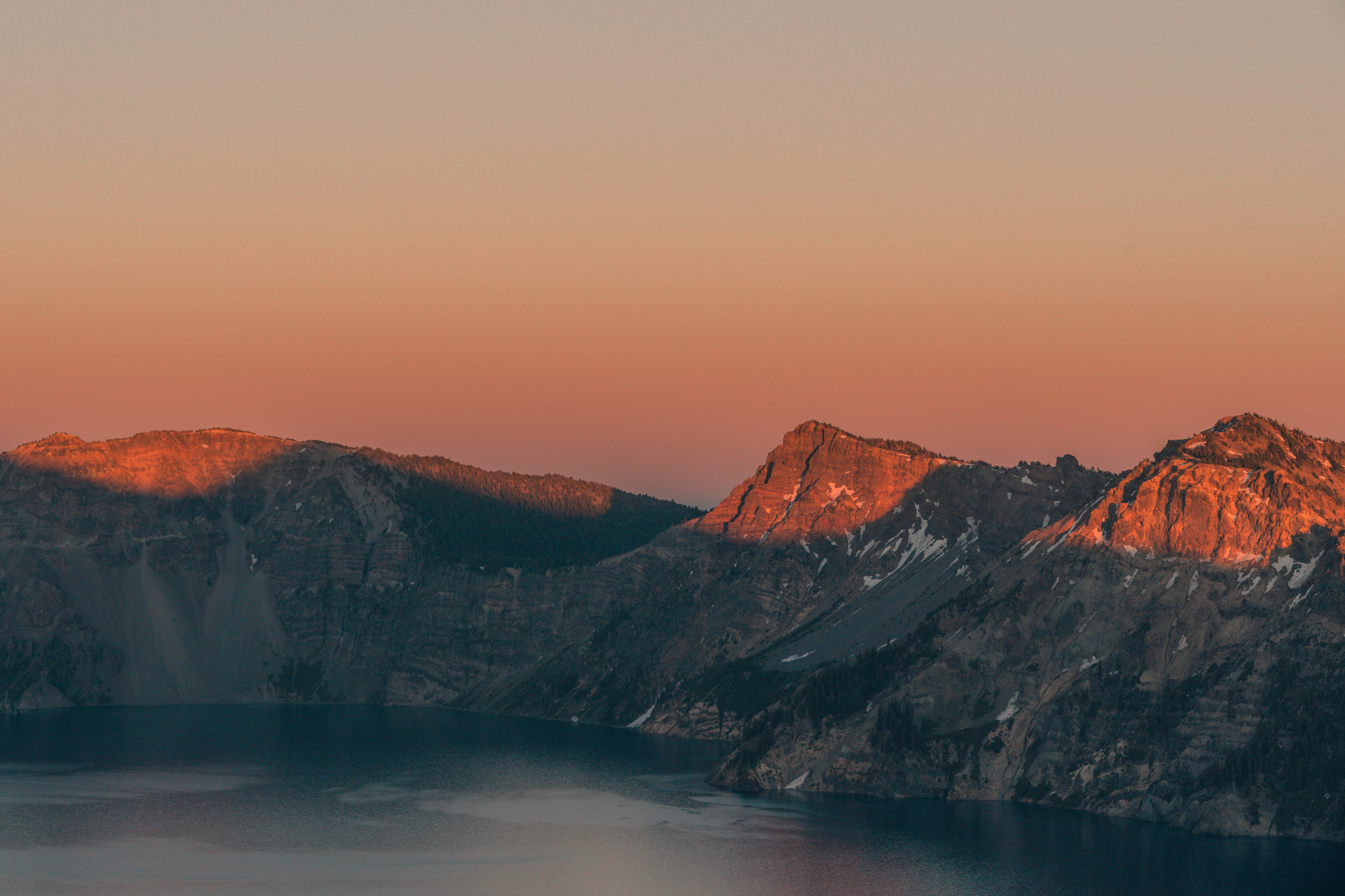 background, highlight, beauty In Nature, outdoor, cliff, orange Color, dawn, famous Place, reflection, blue, sunrise - Dawn, desktop, sunlight, mountain Range, HD Wallpaper