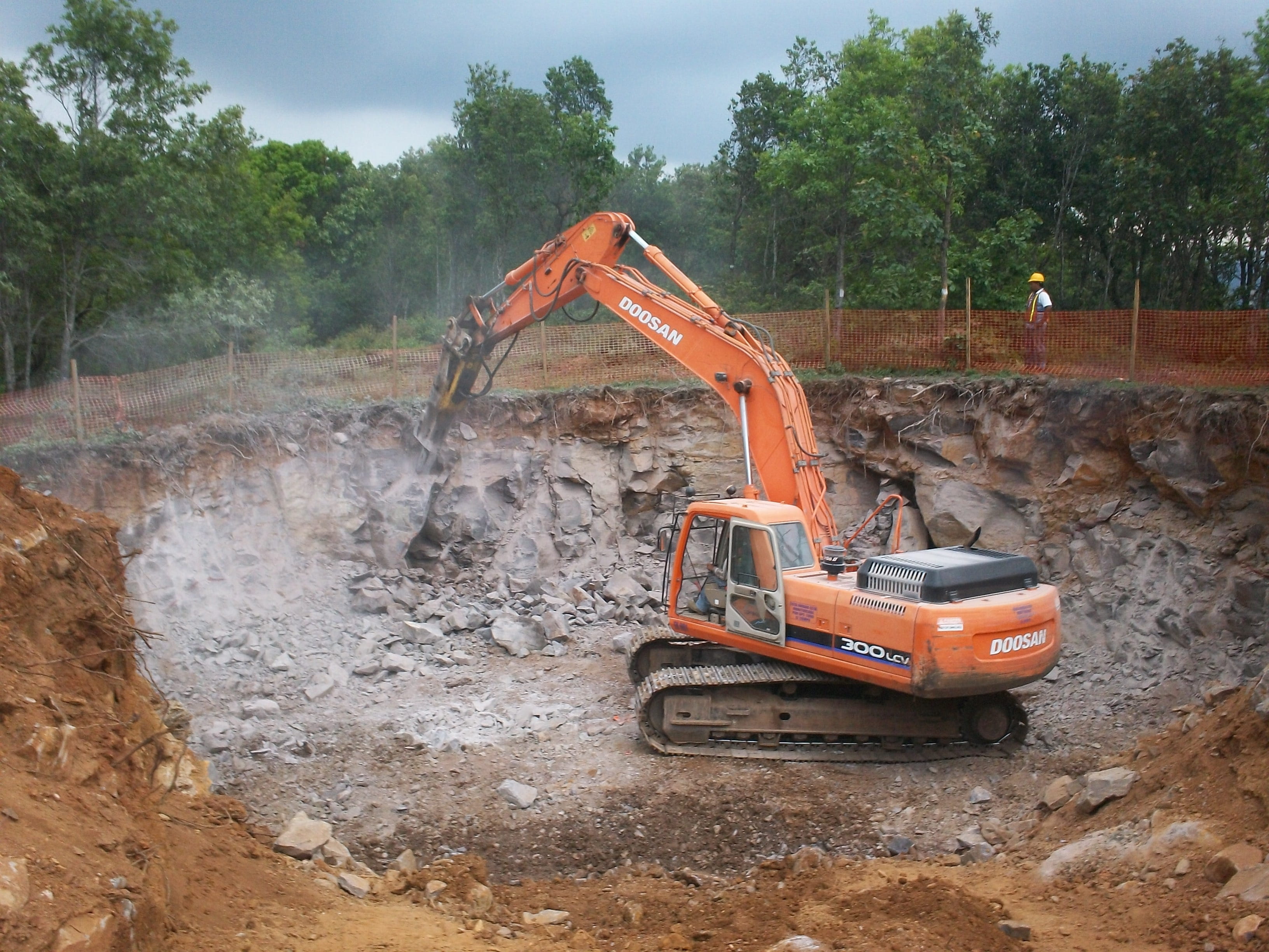 mining, construction industry, road construction, machinery, transportation, Construction, industrial equipment, mode of transportation, earth mover, day, HD Wallpaper