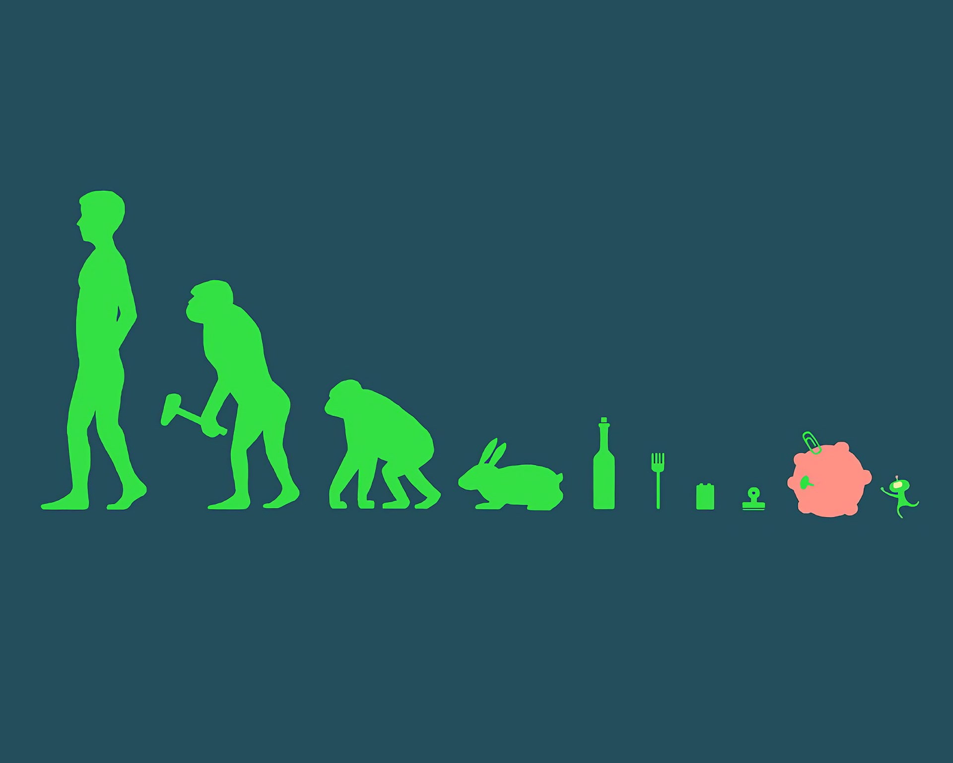 silhouette, creativity, no people, vertebrate, environment, representation, sky, copy space, 1080P, katamari damacy, nature, green color, equipment, outdoors, HD Wallpaper