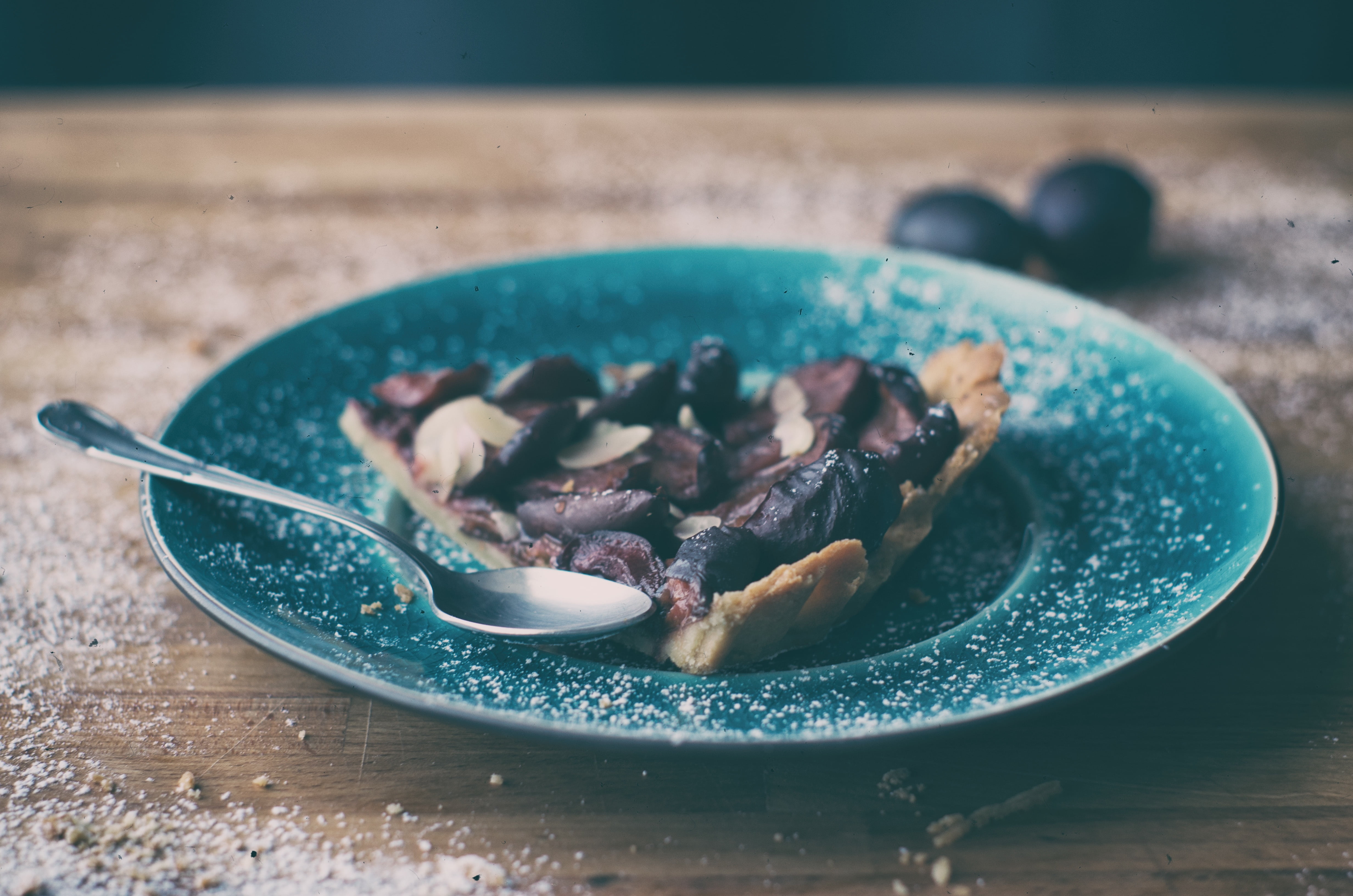meal, homemade, pie, focus on foreground, chocolate, bowl, plate, eating utensil, refreshment, slice, baked, food, cake, spoon, pastry, gourmet, nature, HD Wallpaper