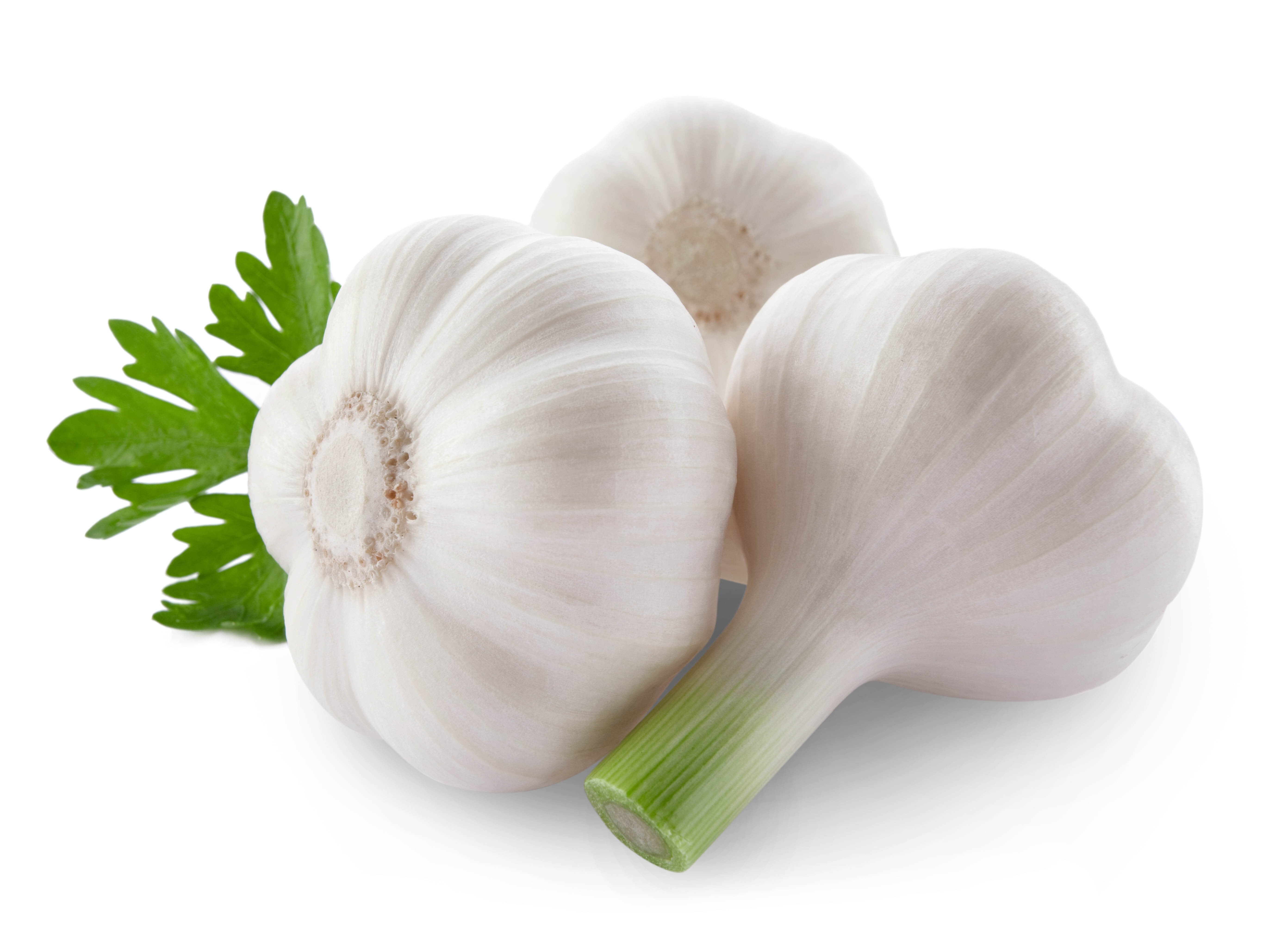 cut out, ingredient, raw food, food and drink, white color, still life, White background, indoors, freshness, garlic bulb, spice, no people, wellbeing, HD Wallpaper